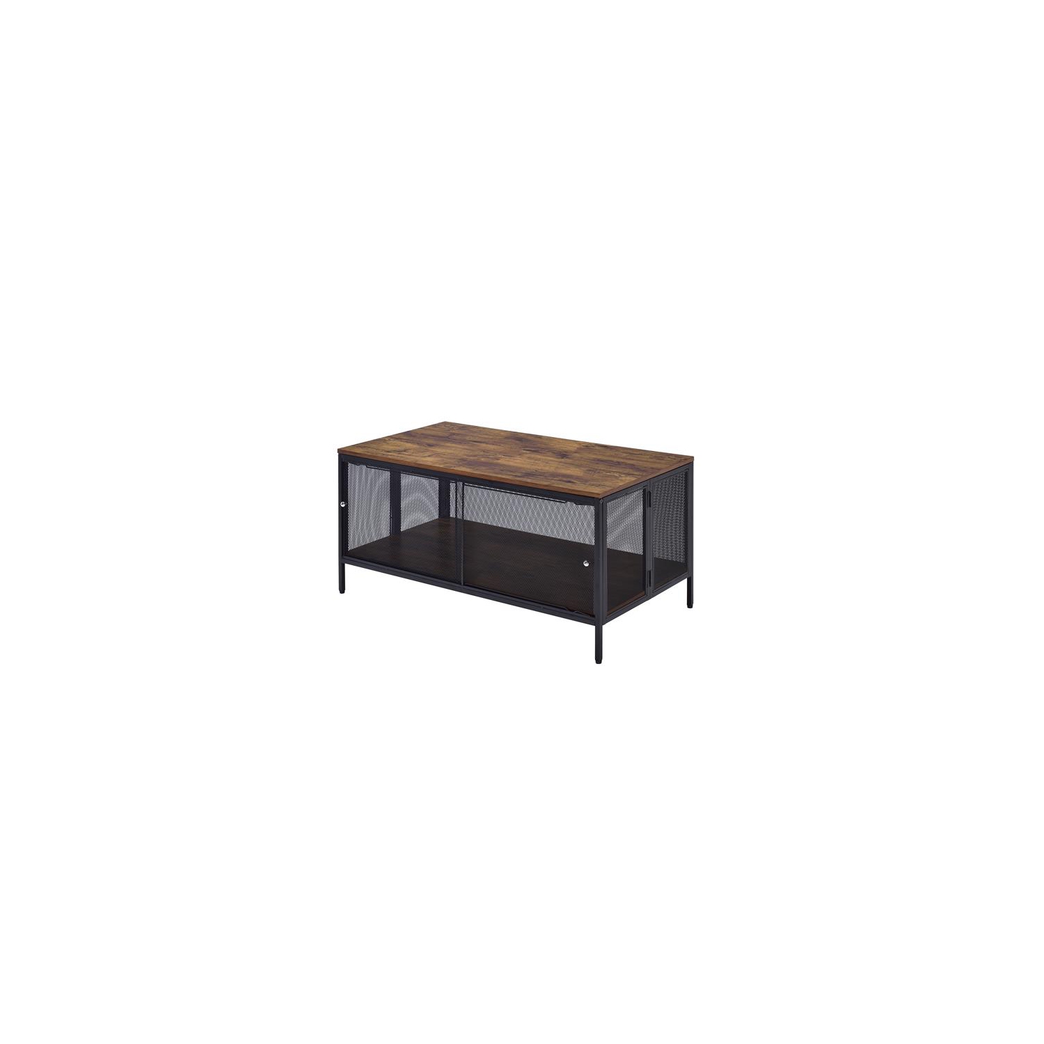 ACME Winam – Table basse en chêne antique et noir