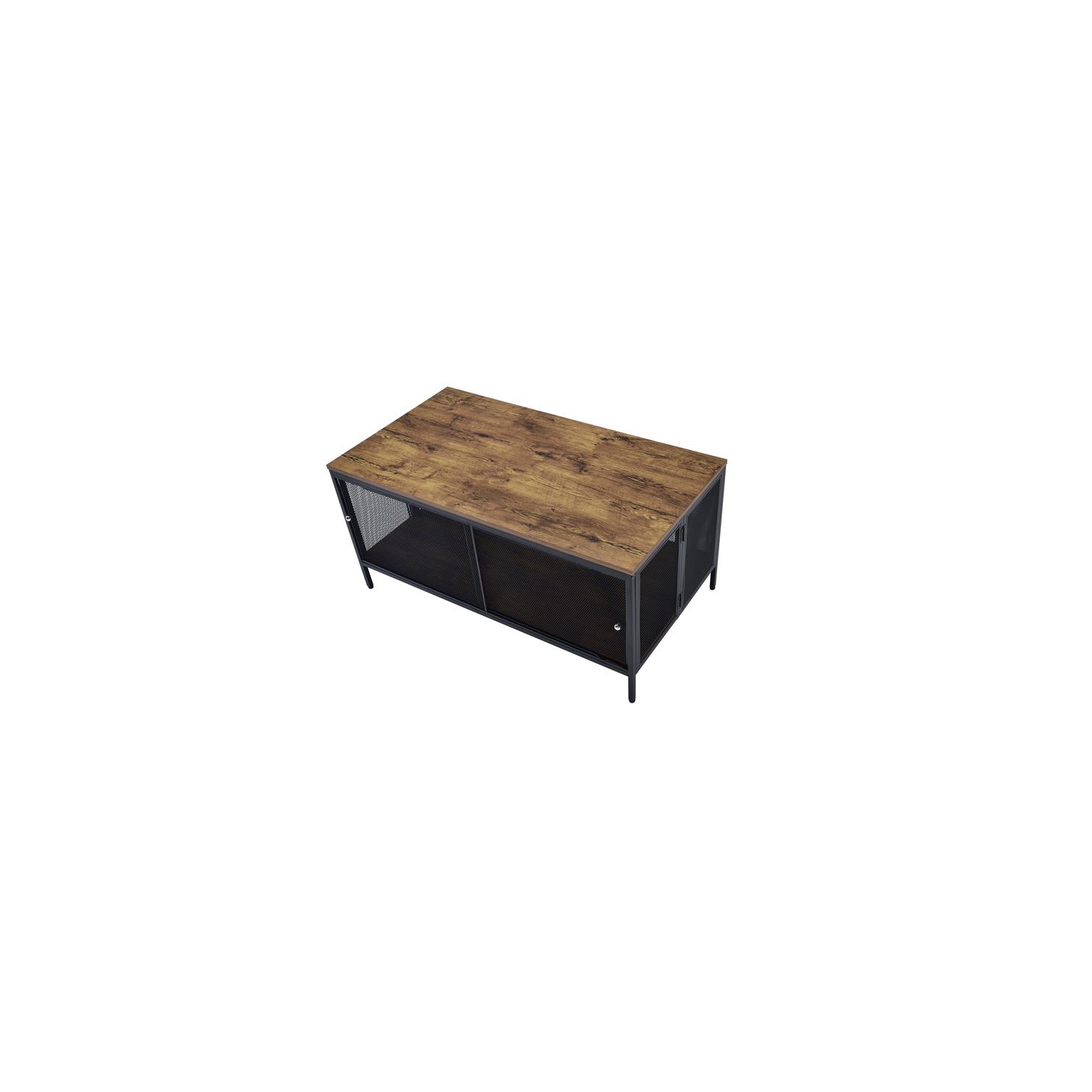 ACME Winam – Table basse en chêne antique et noir