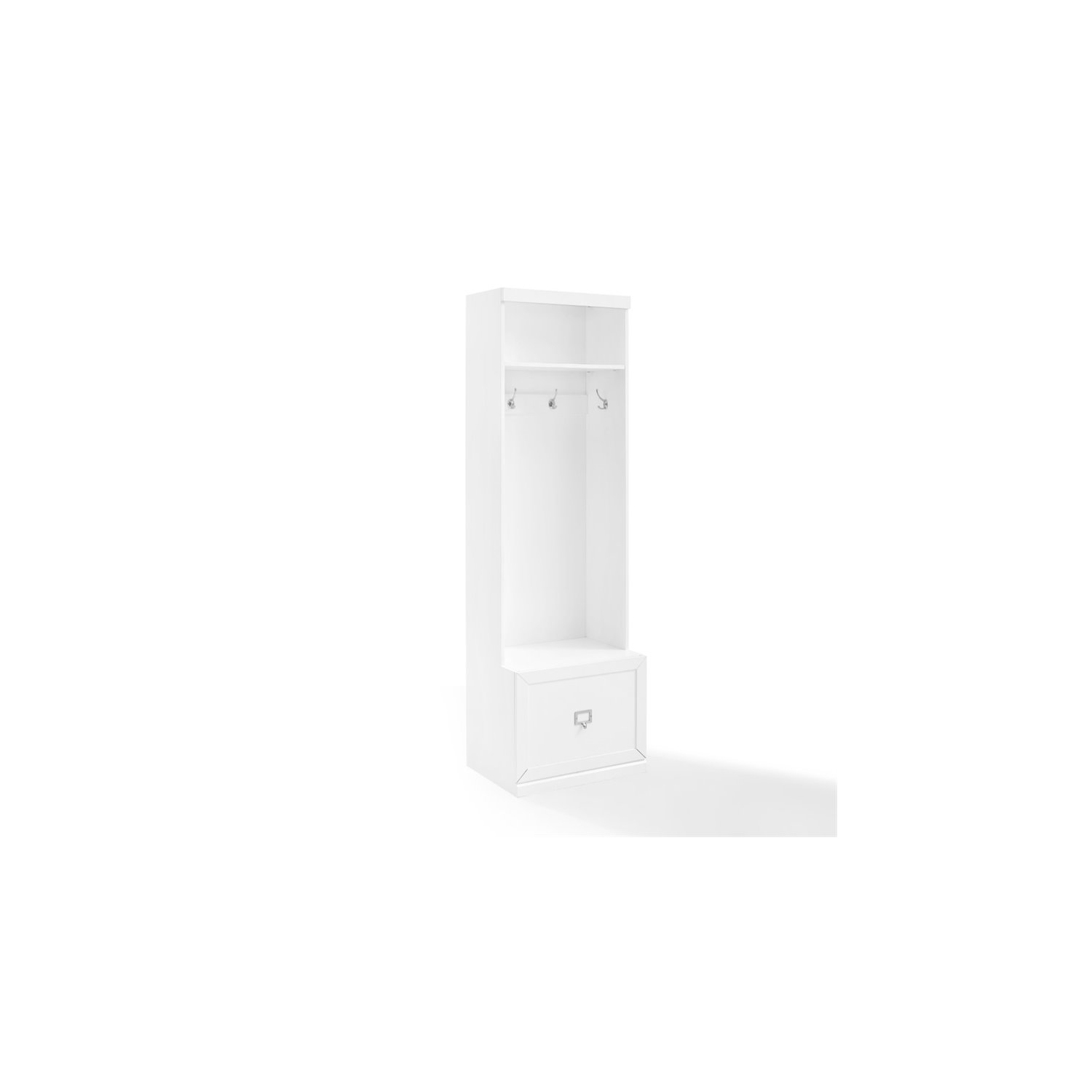 Crosley – Portemanteau Harper, blanc