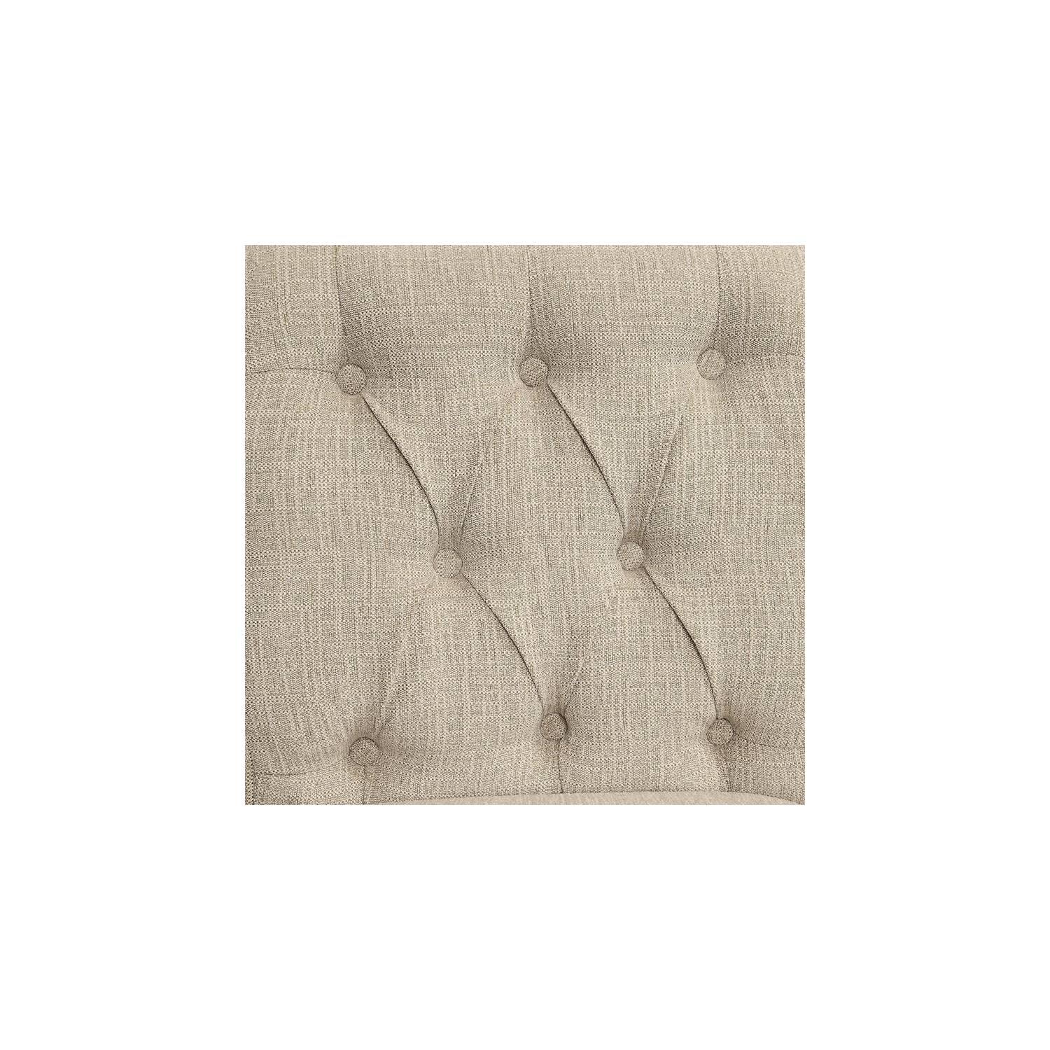 Furniture of America Landon Fabric Tufted Pub Chairs in Ivory