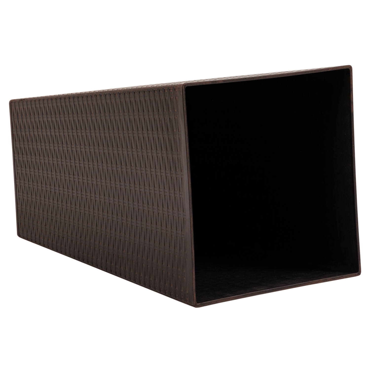 Ensemble de 3 grandes jardinières Outsunny pour plantes d'extérieur avec trou de drainage, ensemble de jardinières d'intérieur d'extérieur pour porte