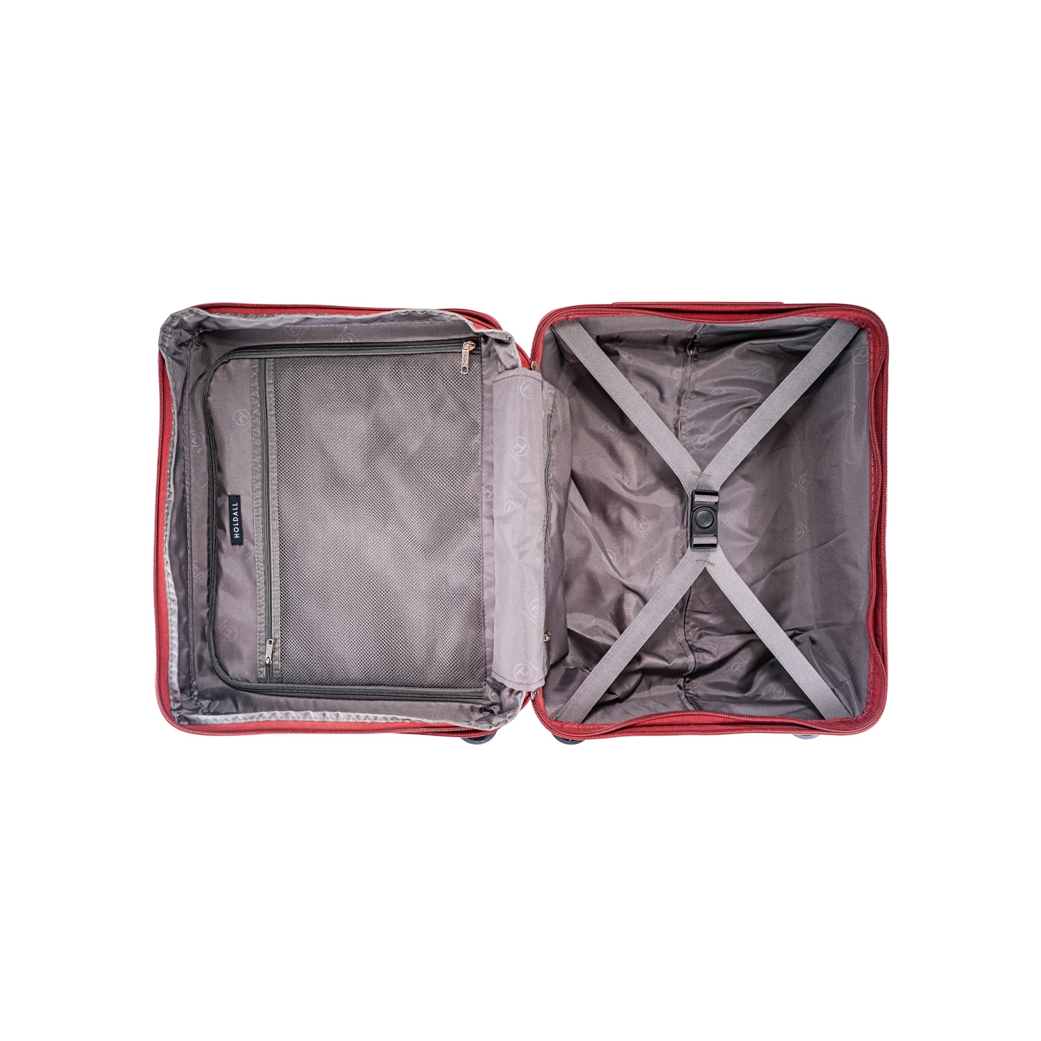 Valise de cabine de la collection Himko de Holdall, orchidée rouge