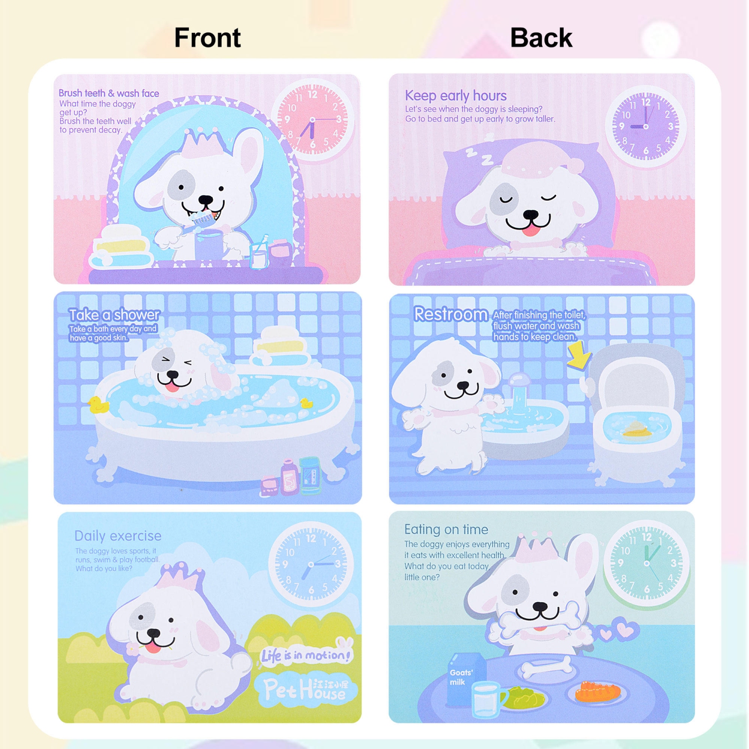 Maison pour chien musicale pour enfants, jouets interactifs pour animaux de compagnie de ToddlerPretend