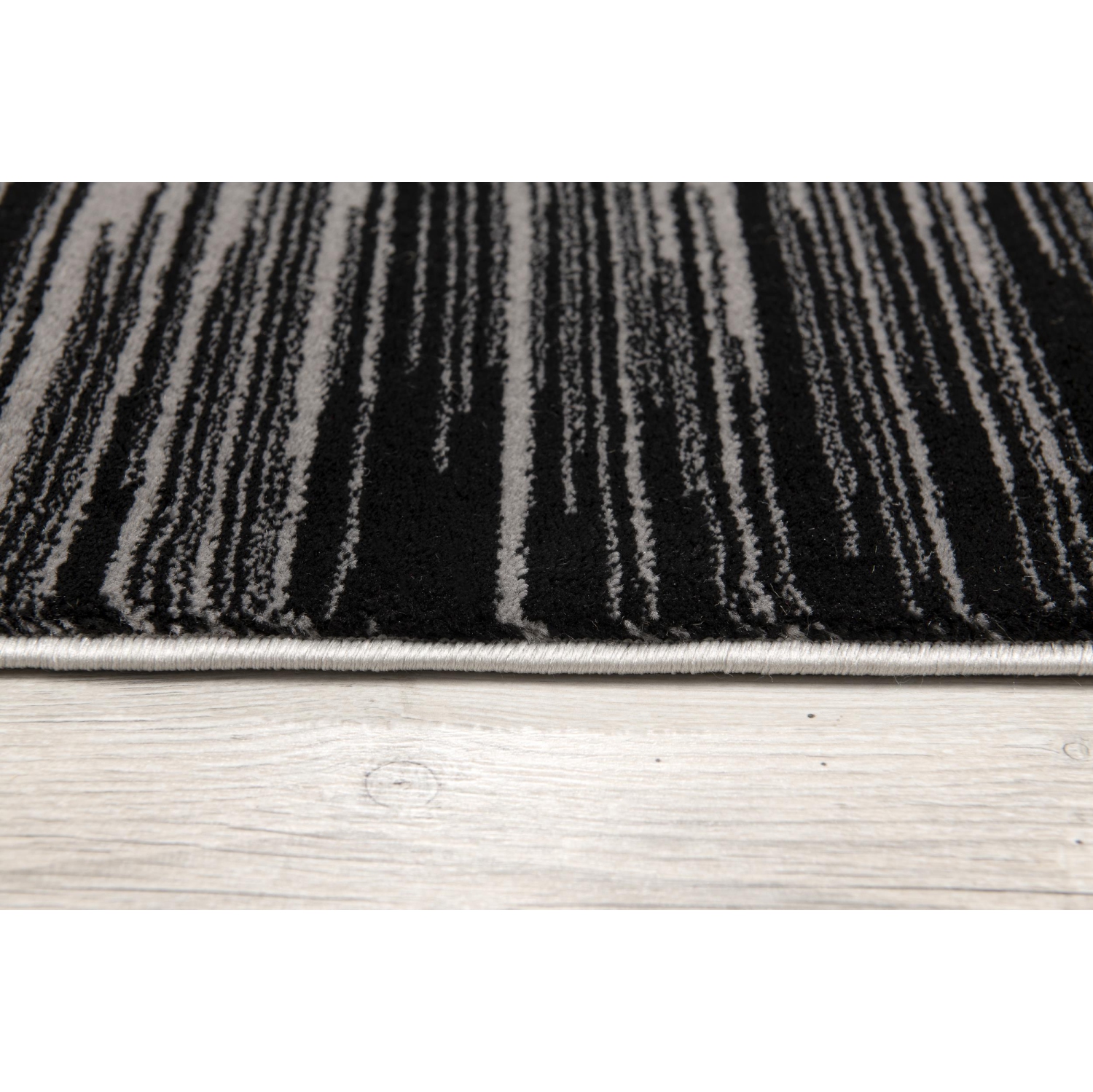 Rug Branch Ombra Contemporary Abstract Black/Grey Indoor Area Rug