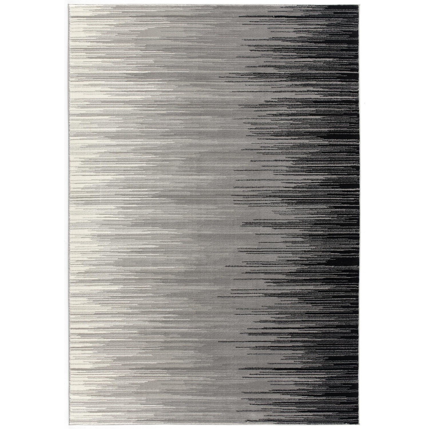 Rug Branch Ombra Contemporary Abstract Black/Grey Indoor Area Rug