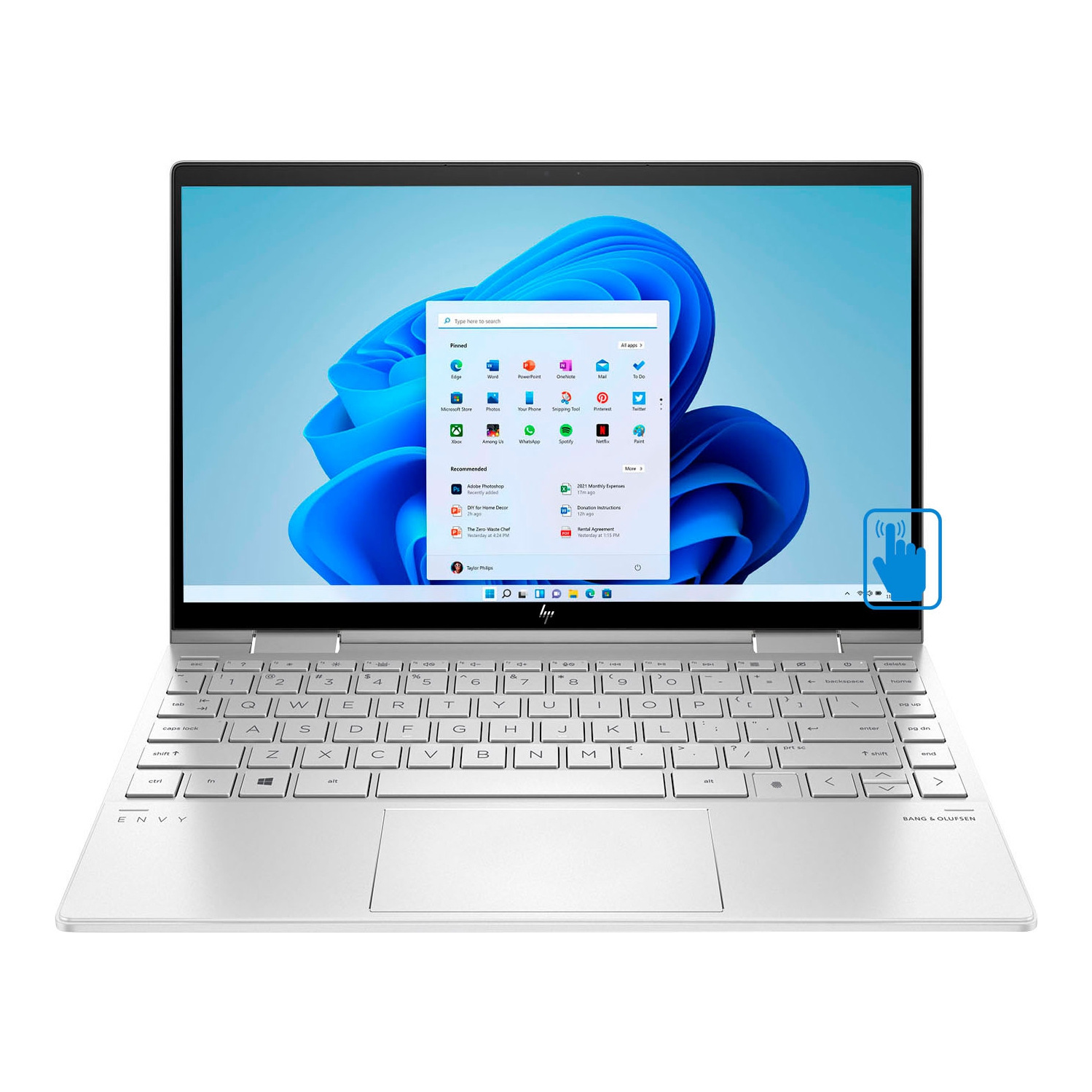 Custom HP ENVY x360 -13t Laptop (Intel i7-1165G7, 16GB RAM, 2TB m.2 SATA SSD, Intel Iris Xe, 13.3" Touch Win 11 Pro)
