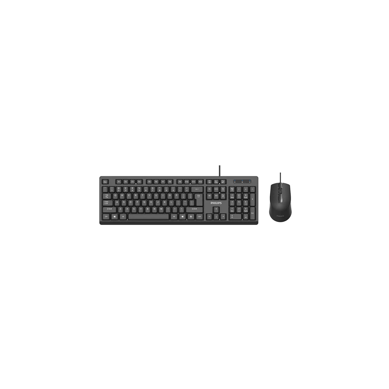 Philips C234 USB Wired Keyboard & Mouse Combo_Black