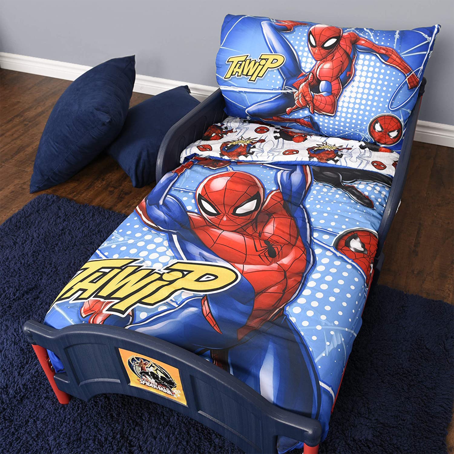 Marvel Spiderman 3-Piece Toddler Bedding Sheet Set