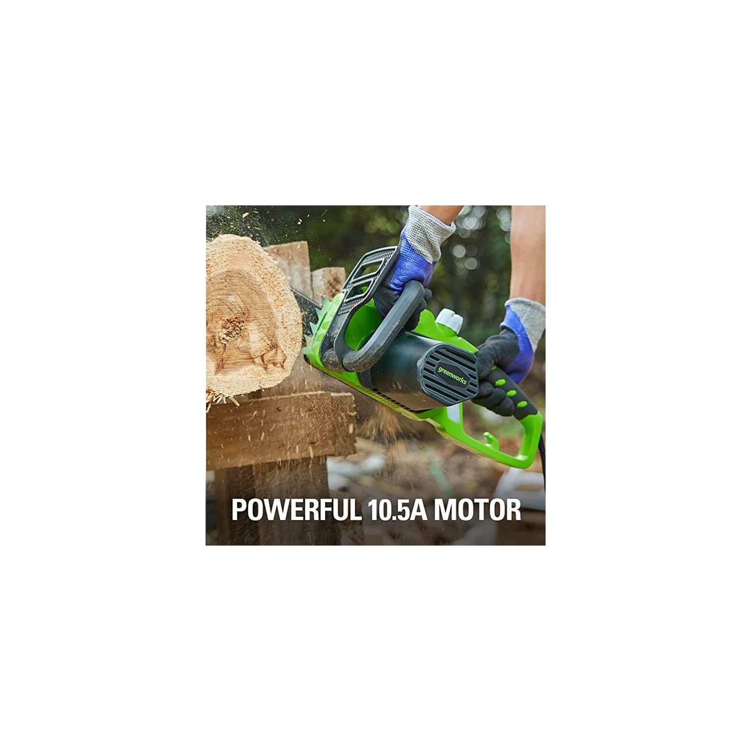 Scie à chaîne à fil Greenworks, 10,5 A, 14 po