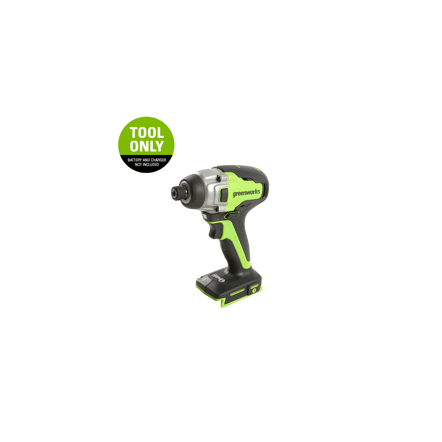 Greenworks G24V Brushless Impact Driver, Battery and Charger Not Included