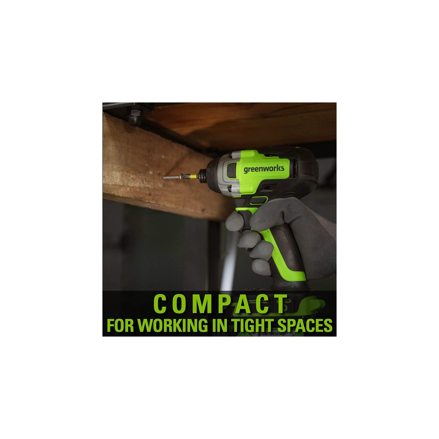 Greenworks G24V Brushless Impact Driver, Battery and Charger Not Included