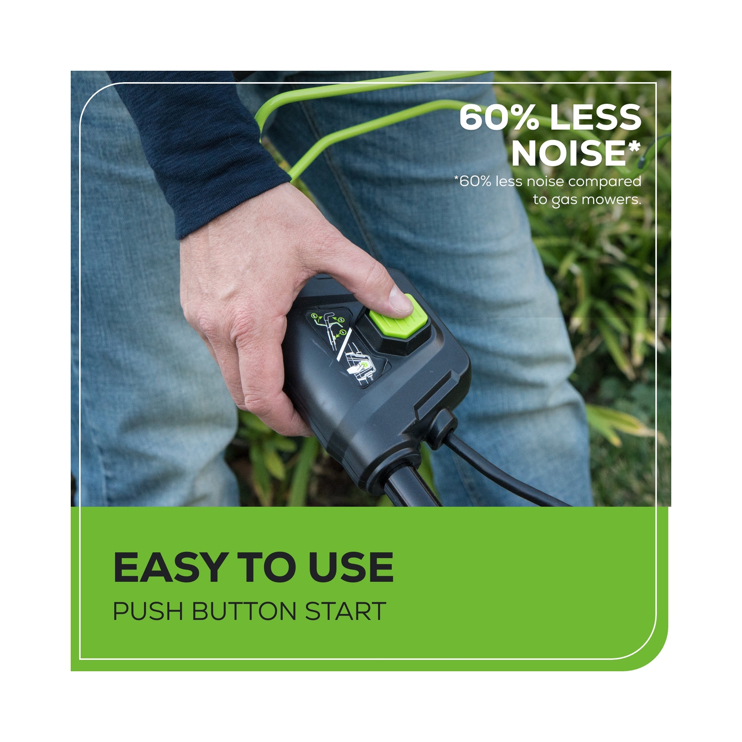 Tondeuse à pousser sans fil sans balais Greenworks 80&nbsp;V, 21 po, batterie 4,0&nbsp;Ah et chargeur inclus [75 outils compatibles et plus]