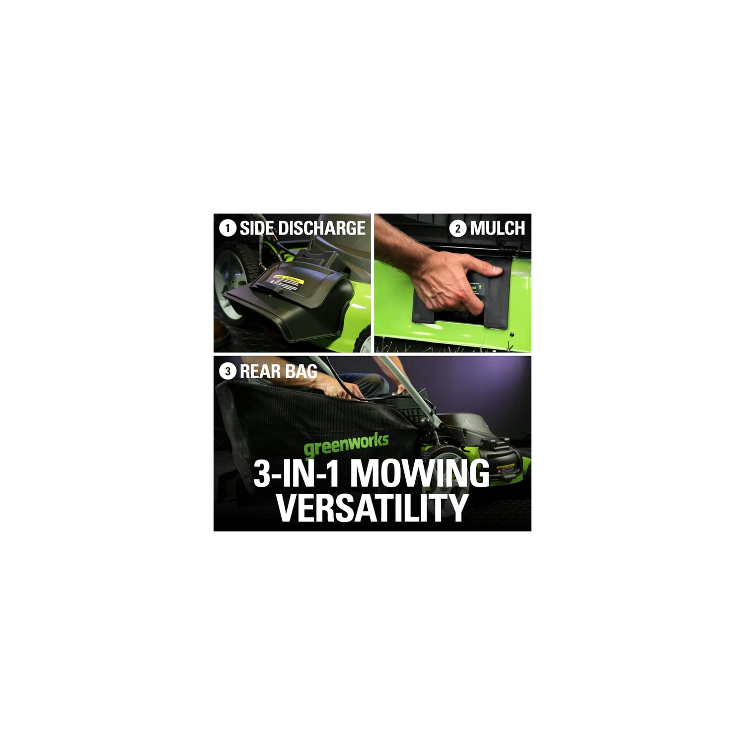 Greenworks 12-Amp 20" Electric Corded Lawn Mower