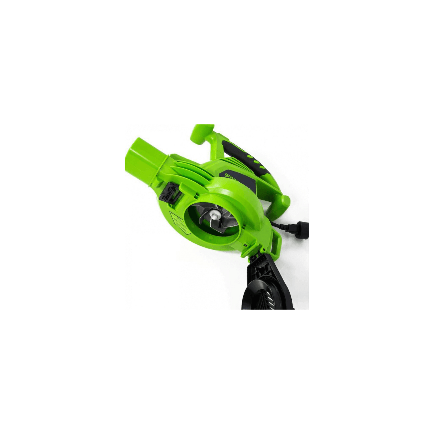 Aspirateur/souffleuse à fil de 12 A 235 MpxH de Greenworks avec turbine en métal de 380 pi3/min