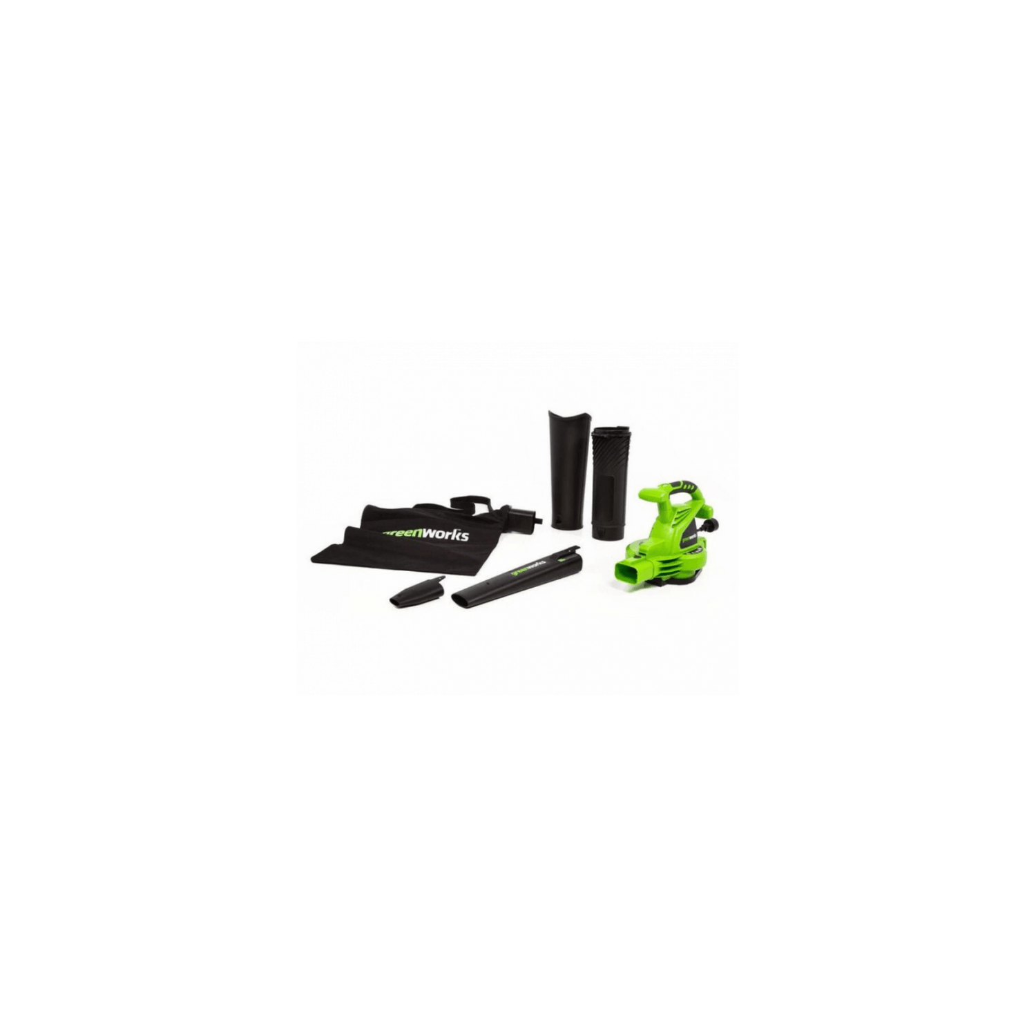 Aspirateur/souffleuse à fil de 12 A 235 MpxH de Greenworks avec turbine en métal de 380 pi3/min