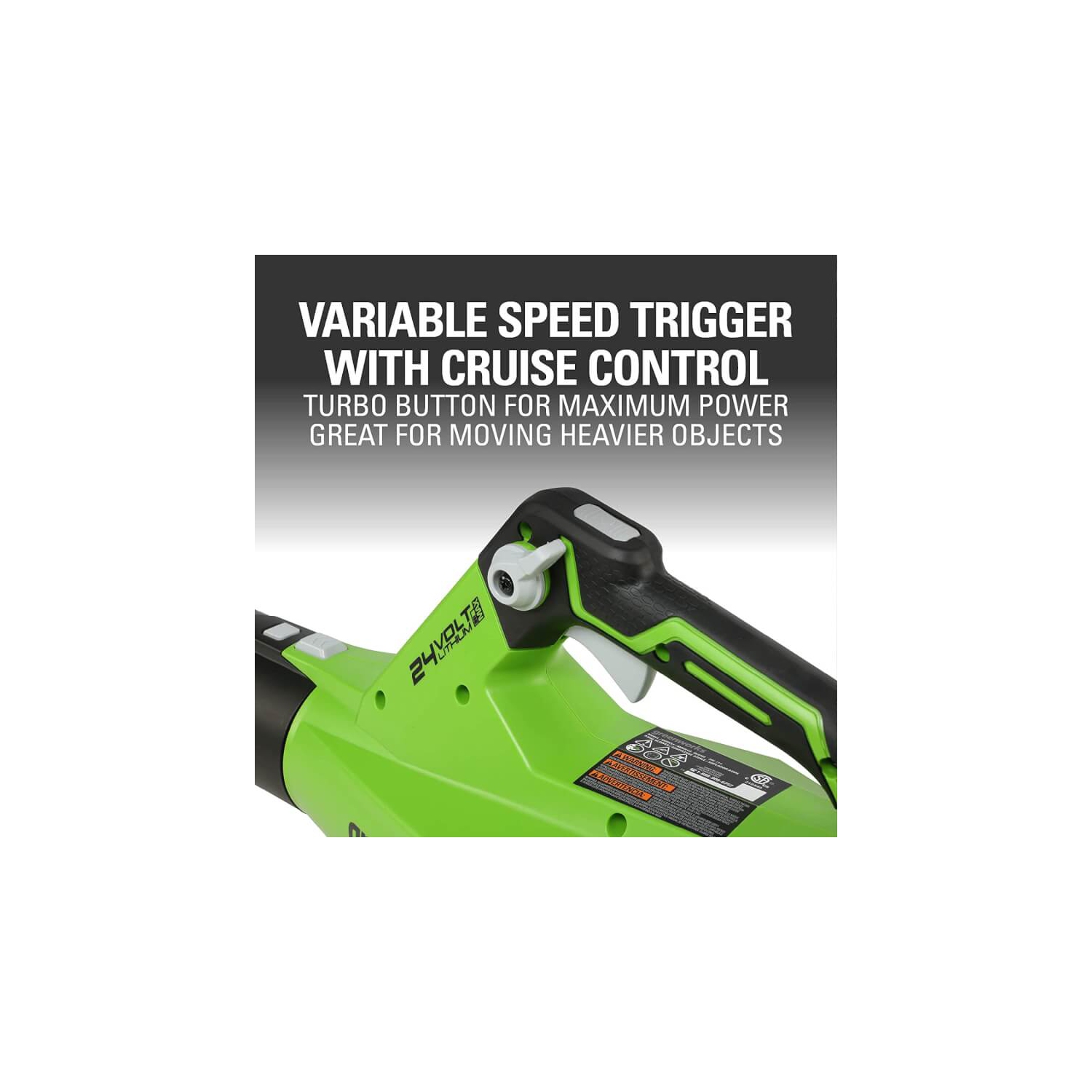 Greenworks 24V Brushless Axial Blower, Battery Not Included BL24L00