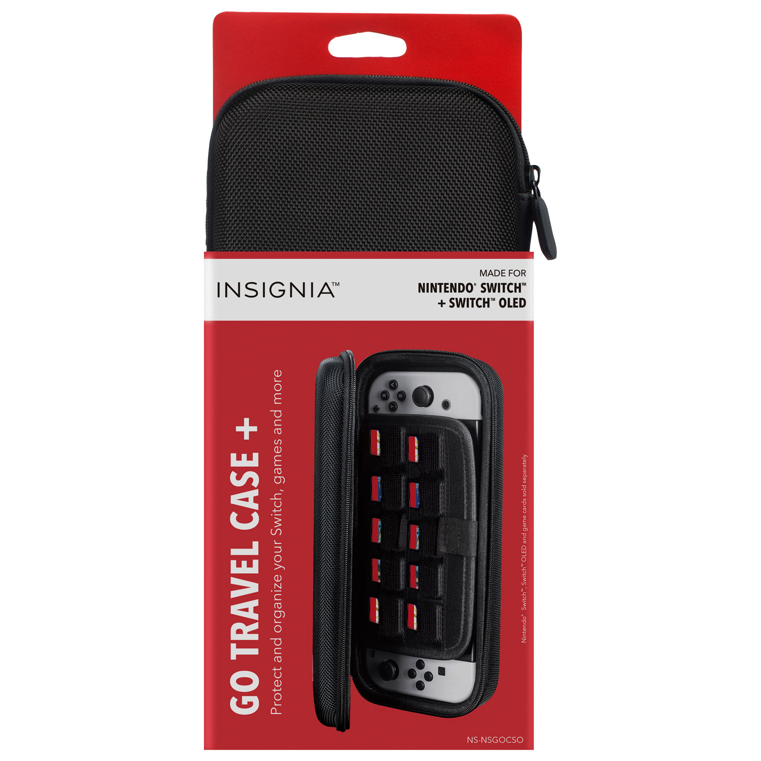 Insignia™ Universal Go Case + for Switch and Switch OLED Black NS-NSGOCSO -  Best Buy