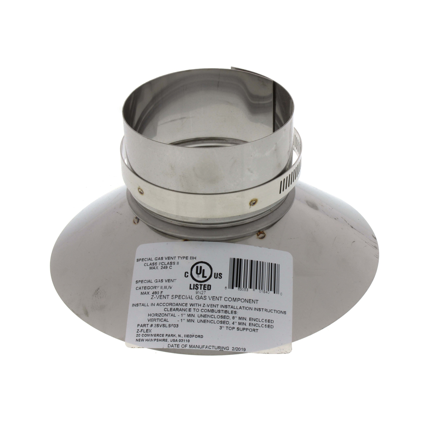 Trousse pour chauffe-eau vertical de 3&nbsp;po en acier inoxydable d'Eccotemp