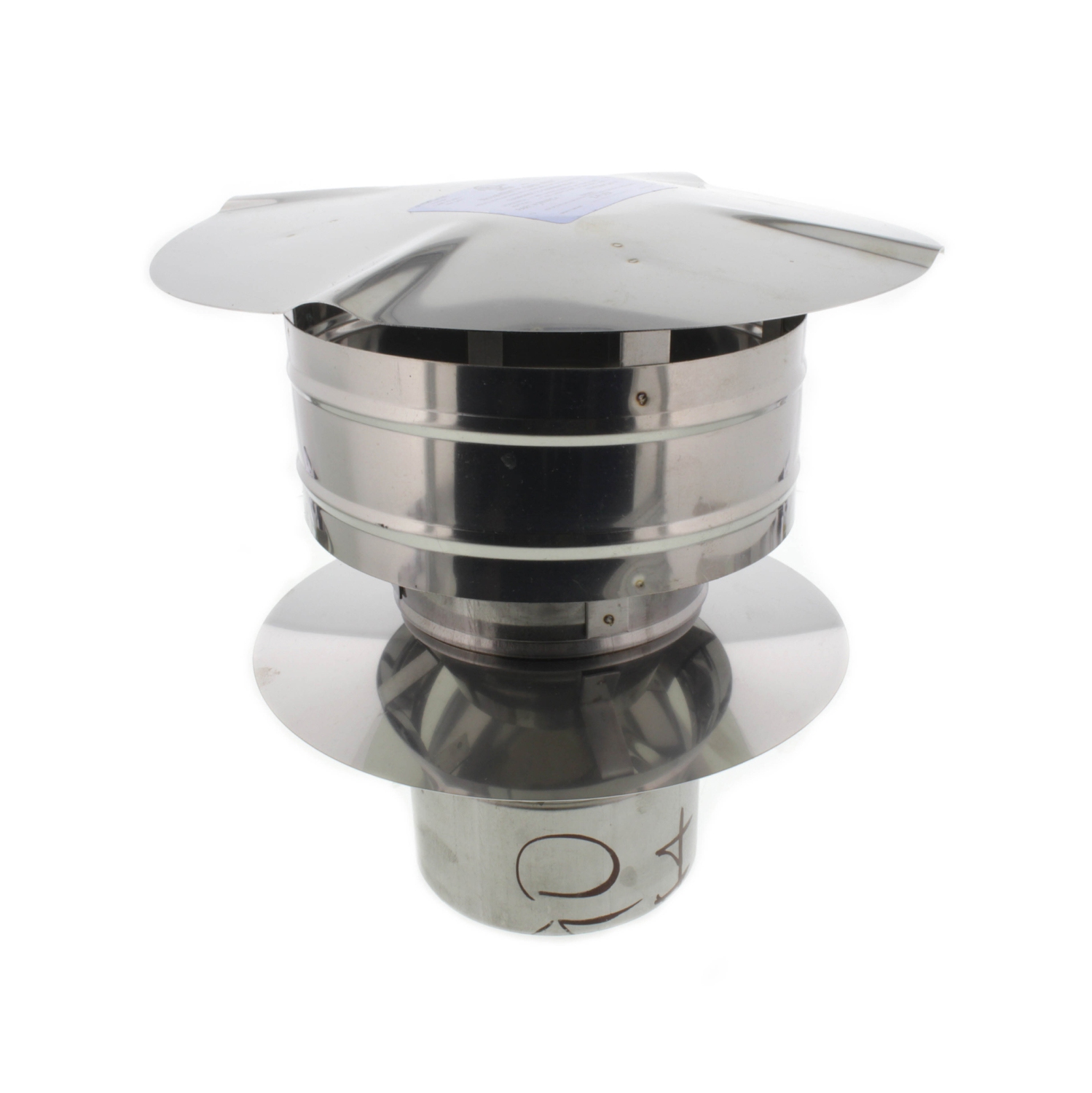 Eccotemp 4" Vertical Stainless Steel Water Heater Vent Kit