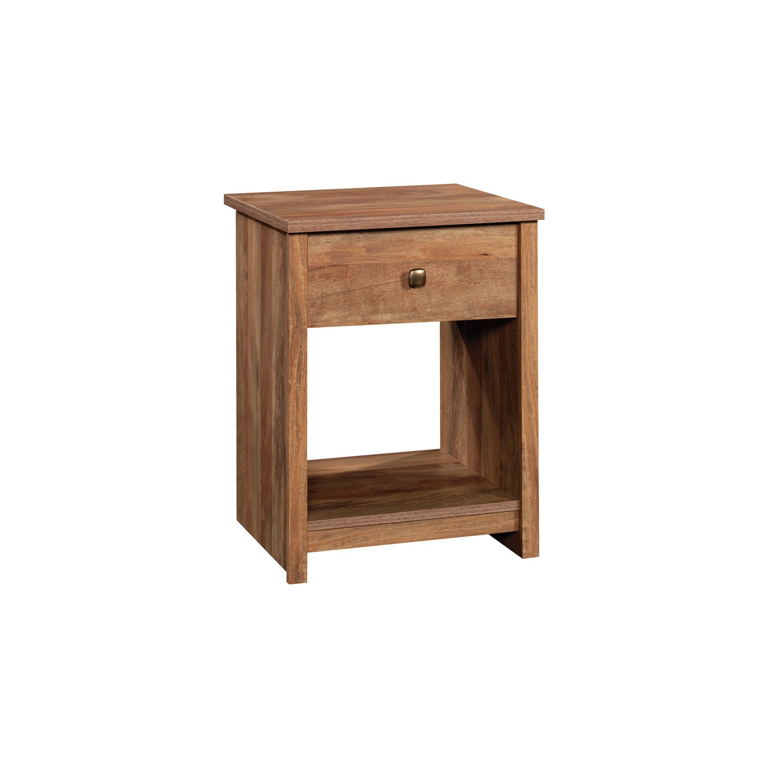 Pemberly Row 1 Drawer Wooden Nightstand in Sindoori Mango