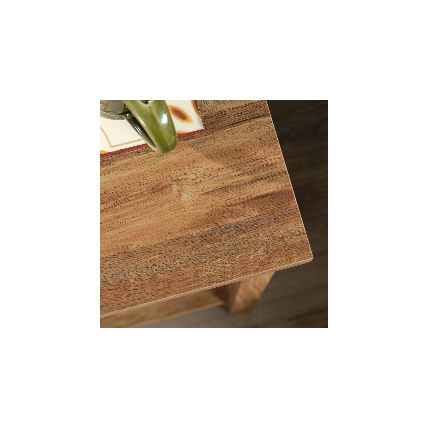 Pemberly Row 1 Drawer Wooden Nightstand in Sindoori Mango