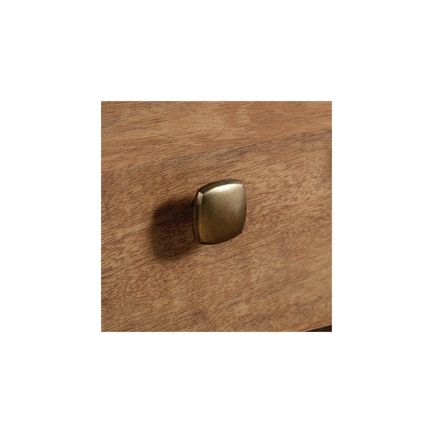 Pemberly Row 1 Drawer Wooden Nightstand in Sindoori Mango