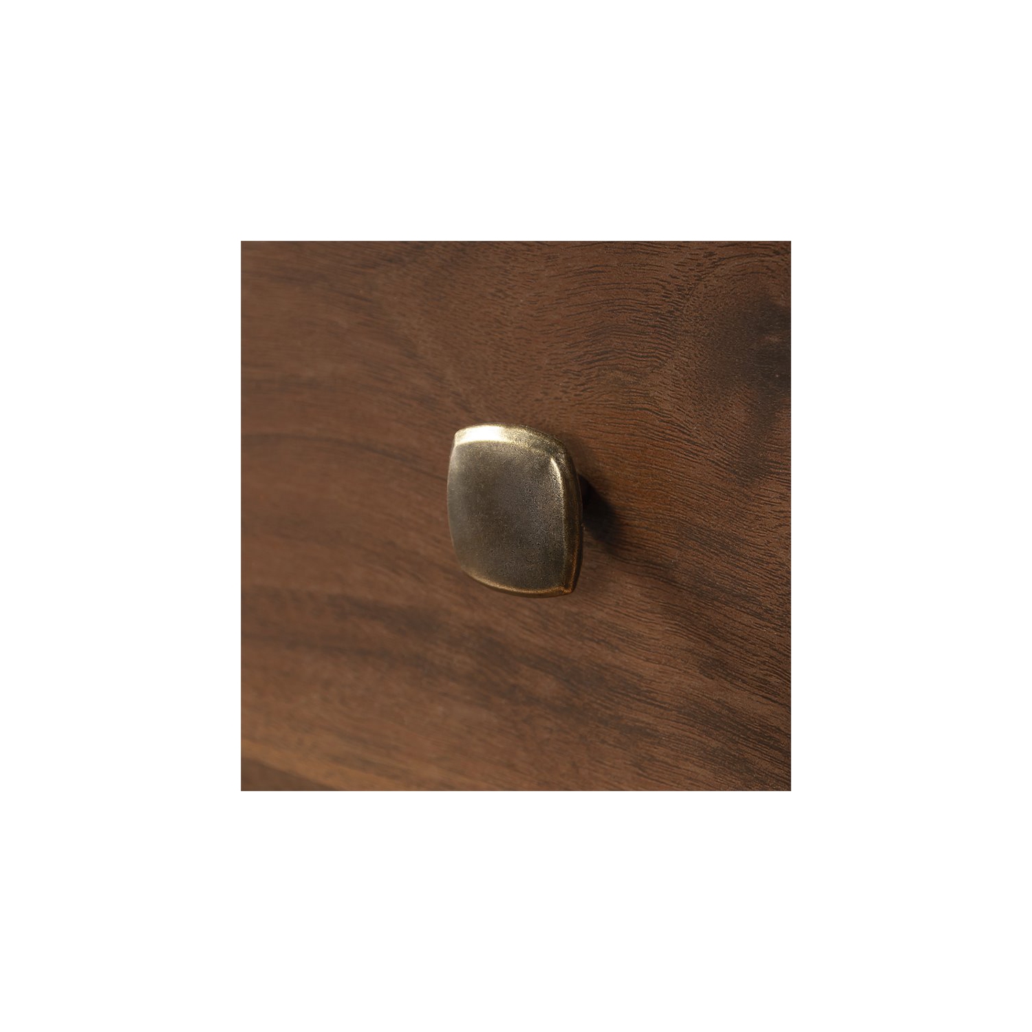 Pemberly Row Contemporary 6 Drawer Wooden Dresser in Grand Walnut