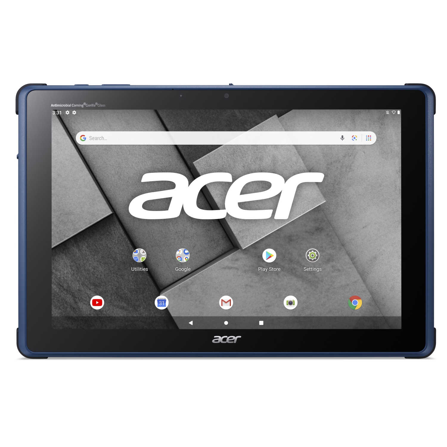 Acer Enduro Ruggedized Android Tablet, 10.1" FHD IPS Screen, MT8167A CPU, 2GB RAM /32 eMMC, Android GO, Anti-Microbial coating, Blue, EUT110A-11A-K9VQ