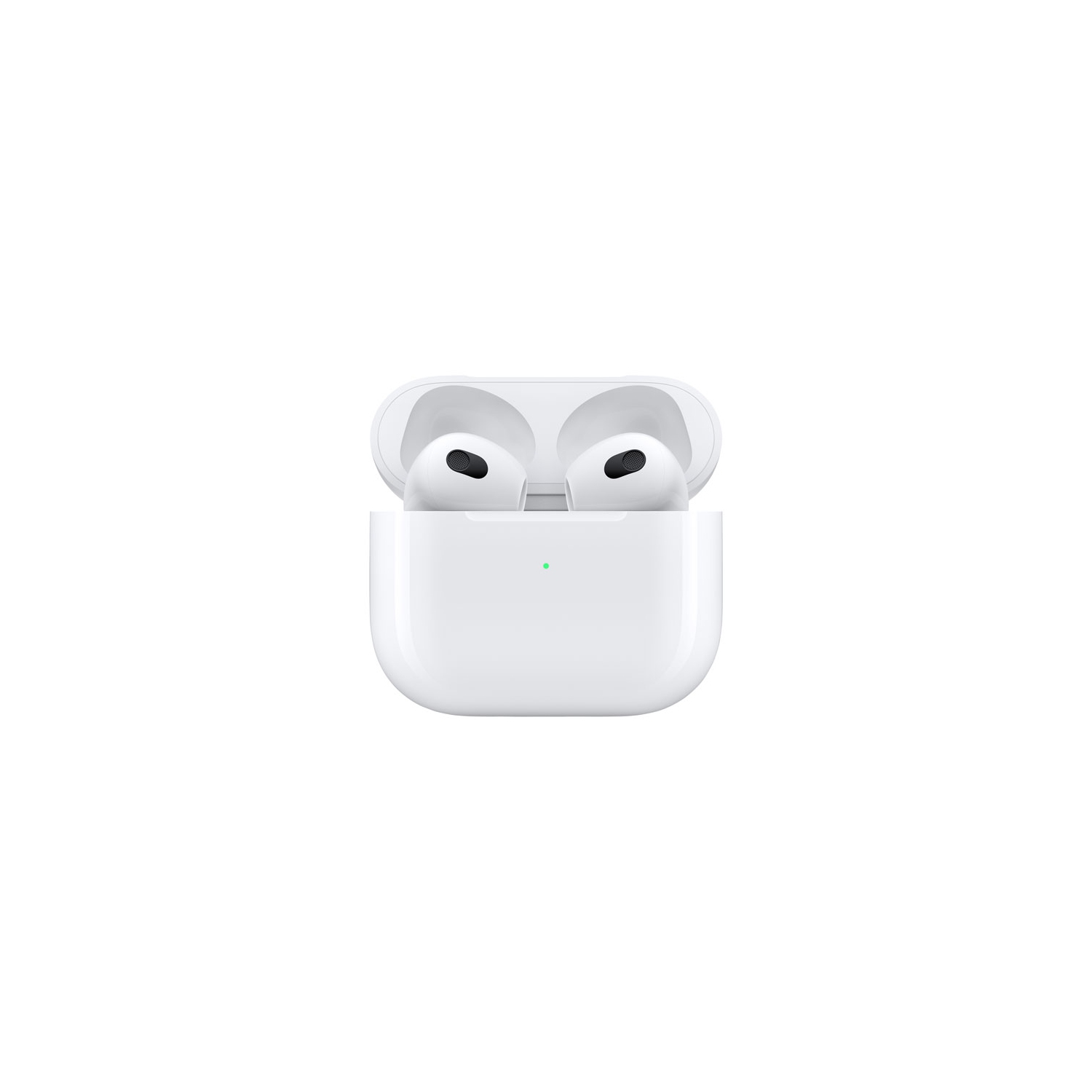 Refurbished (Good) - Apple AirPods In-Ear Truly Wireless Headphones (3rd Generation) with MagSafe Charging Case - White