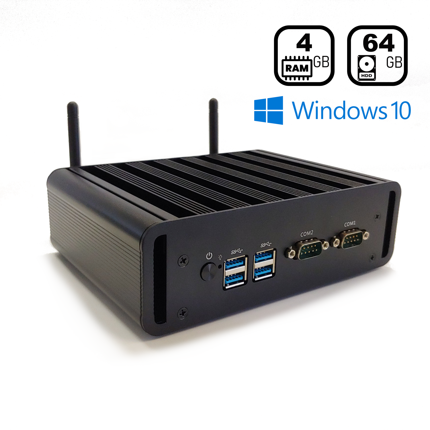 AM5 Intel Core i5 Mini Desktop Computer PC (4GB Memory, 64GB SSD, Windows 10 Pro)