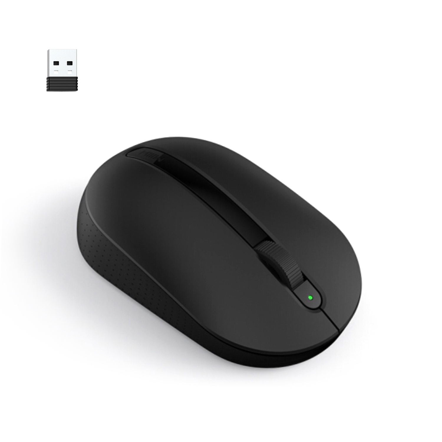 XIAOMI MIIIW M05 Wireless Mouse with USB Nano Receiver, 1000 DPI, Batteries Included, Black