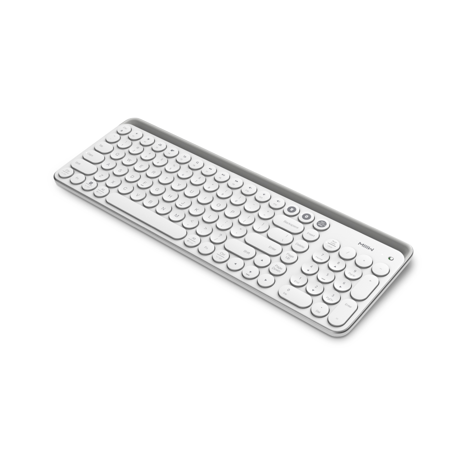 XIAOMI MIIIW K02 Dual-Mode Wireless Bluetooth Universal Keyboard, Scissor Switch, 102-Key, White