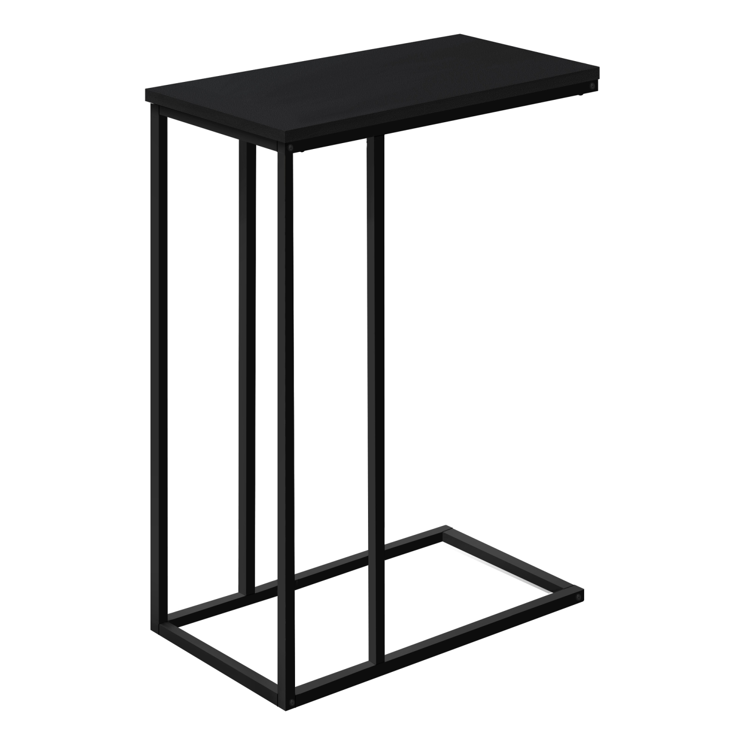 Monarch Specialties I 3761 Accent Table 25"H Black Black Metal