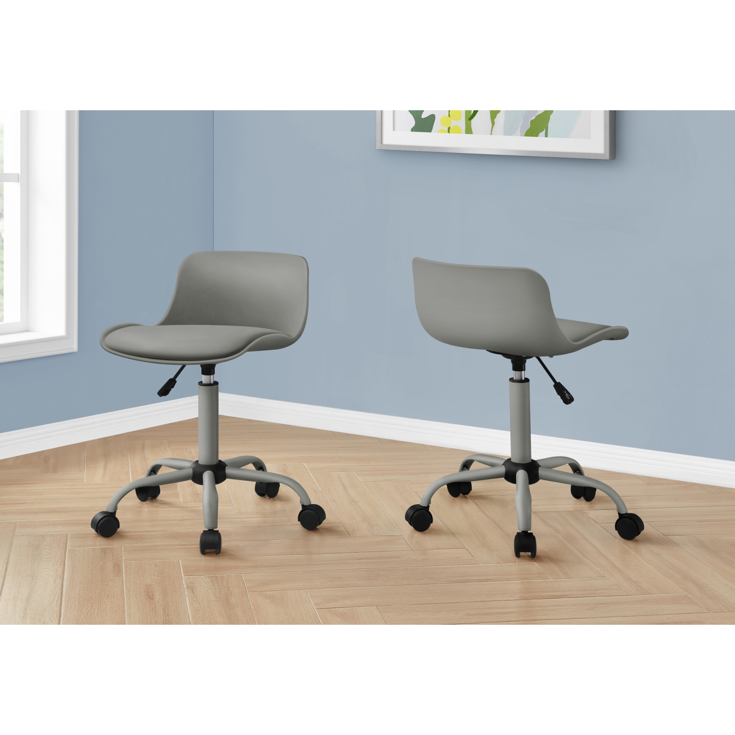 Monarch Specialties I 7465 Office Chair Grey Juvenile For Childrens Multi-position
