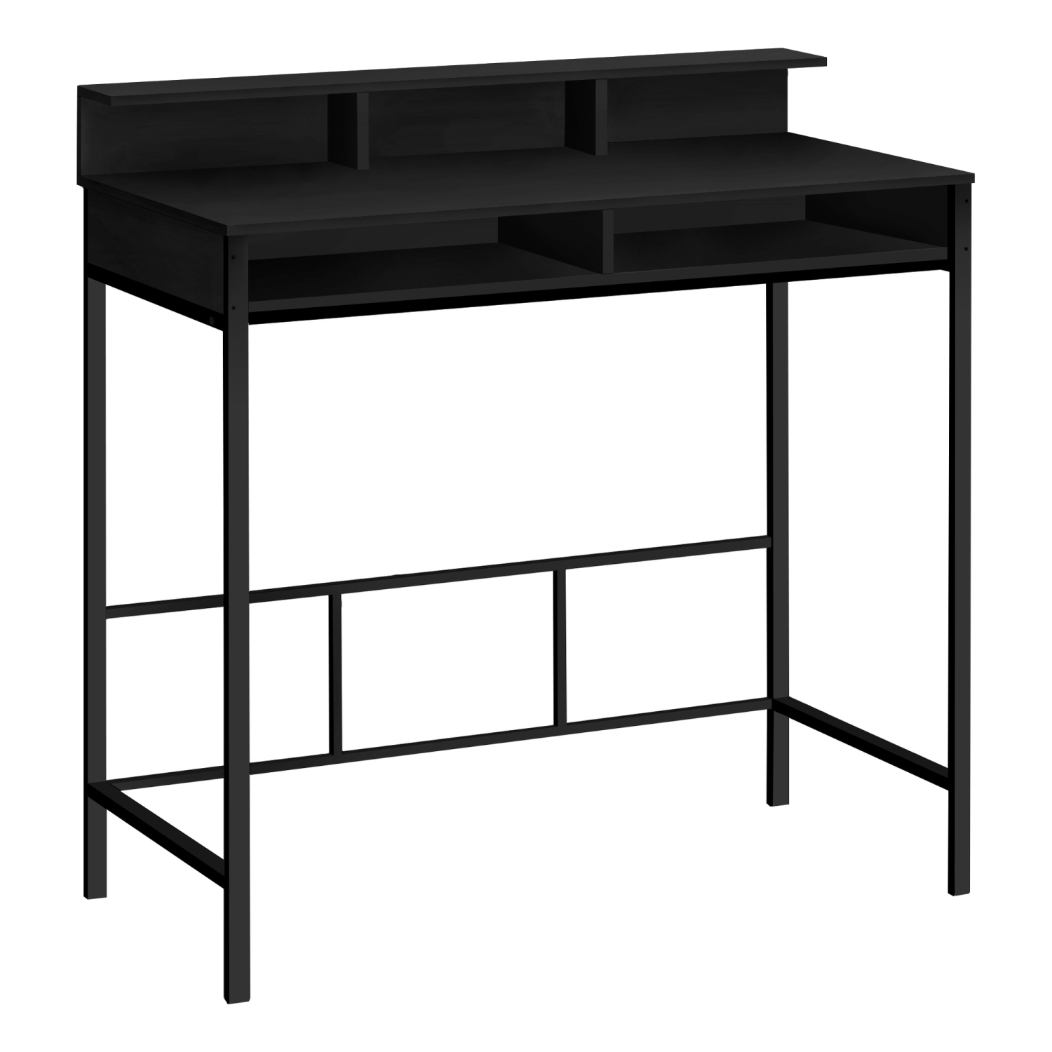 Monarch Specialties I 7700 Bureau 48"L Noir Métal Noir Hauteur Debout
