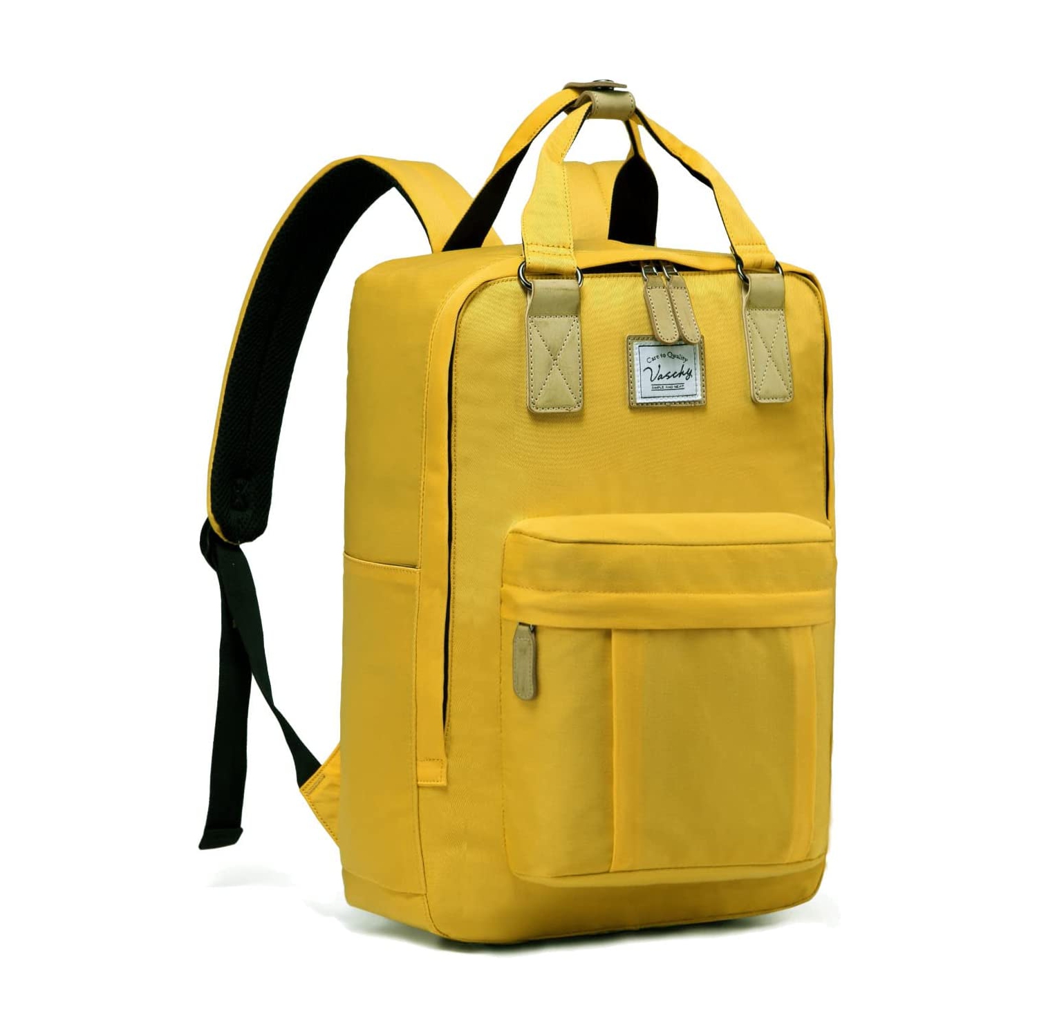 Laptop Backpack for Women,15.6 Inch Water Resistant College School Backpack Bookbag Casual Daypack for Teacher/Teen Girls/Business/Travel Yellow