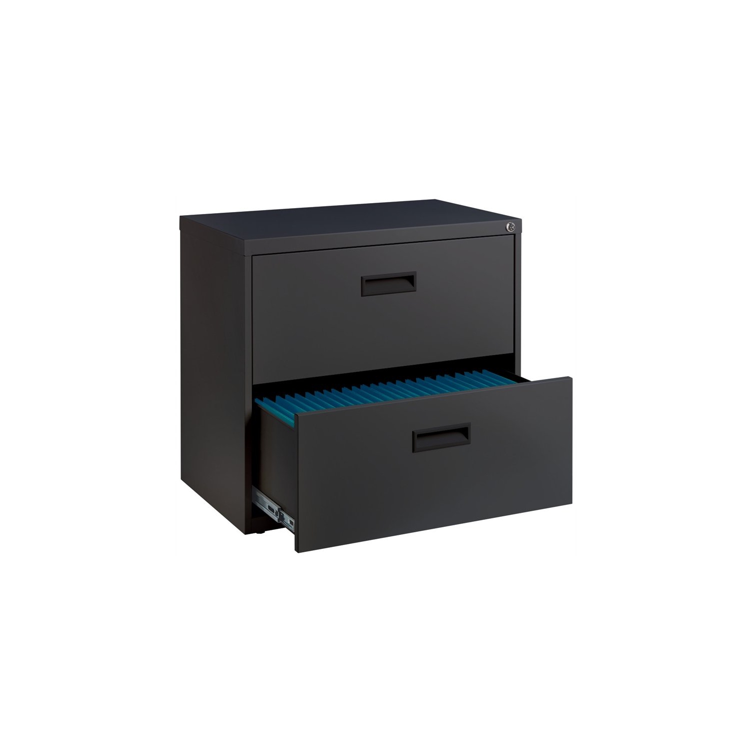 Hirsh 30-inch Width Metal 2 Drawer Home Office Lateral File Cabinet Charcoal