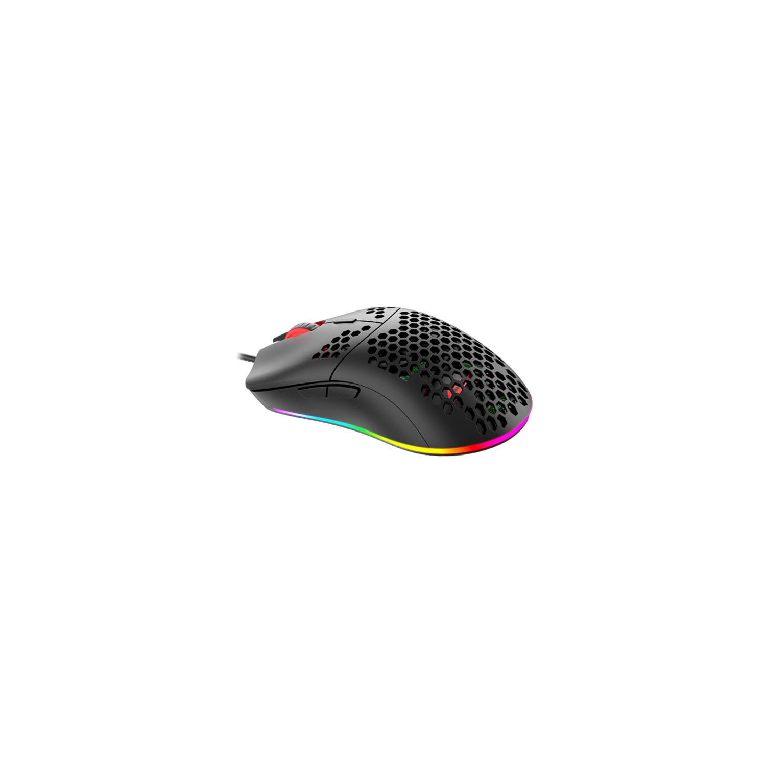 Havit MS1023 Wired RGB backlight Lightweight Honeycomb Shell design, 6400DPI, Programmable Gaming Mouse_Black