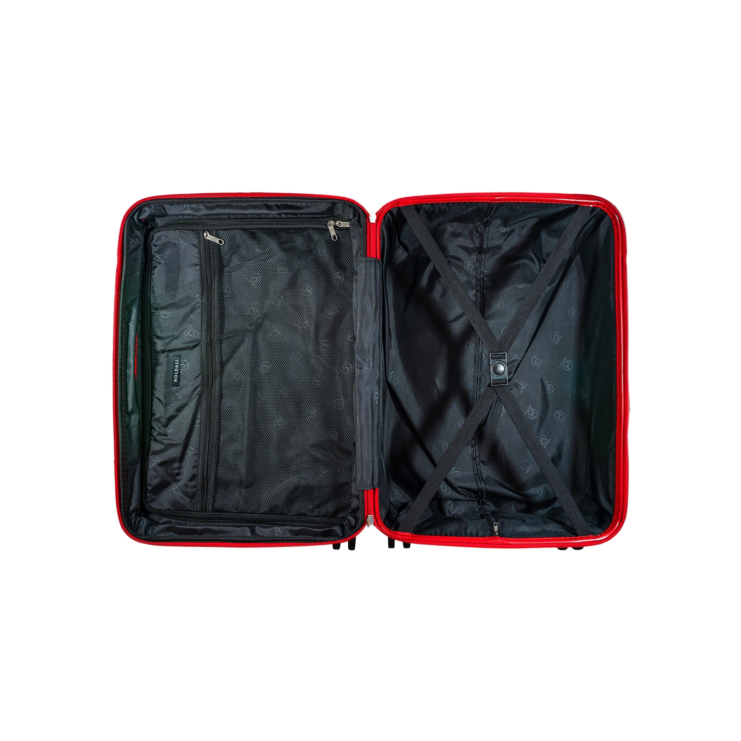 Grande valise de 28 po de la collection Orion de Holdall, rouge chaleureux