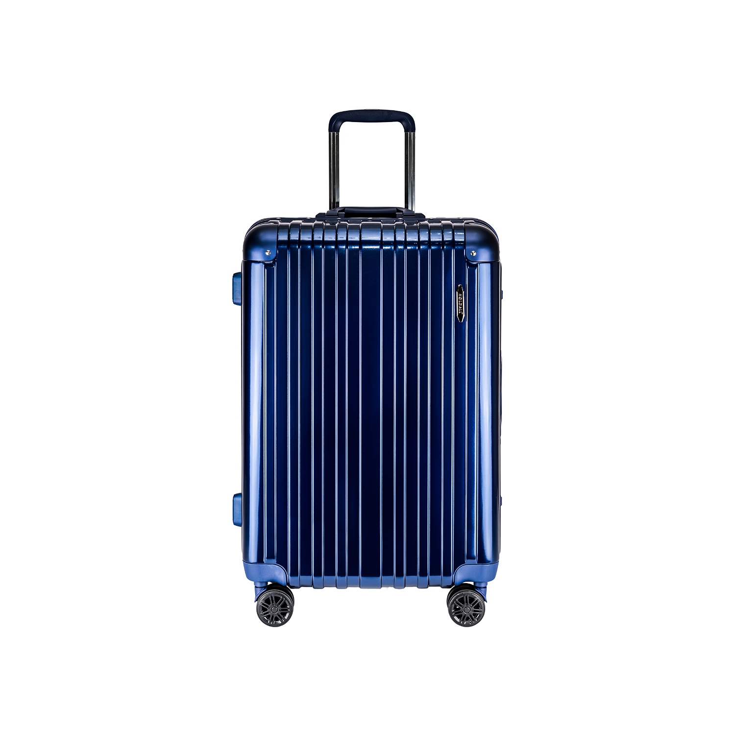 Valise moyenne de 24 po avec cadre en aluminium de la collection Thalia de Holdall, bleu pur