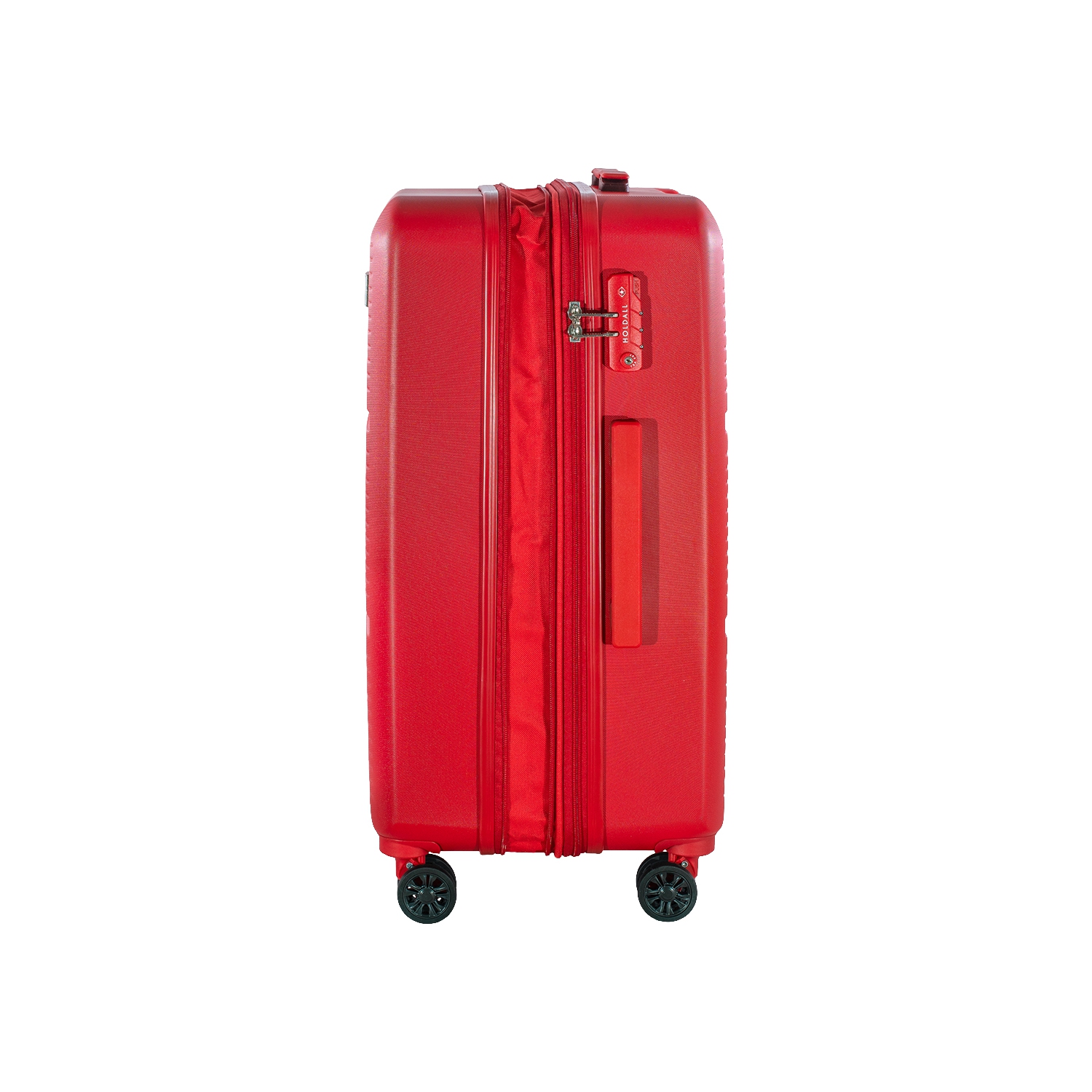 Valise moyenne de 24 po de la collection Orion de Holdall, rouge chaleureux