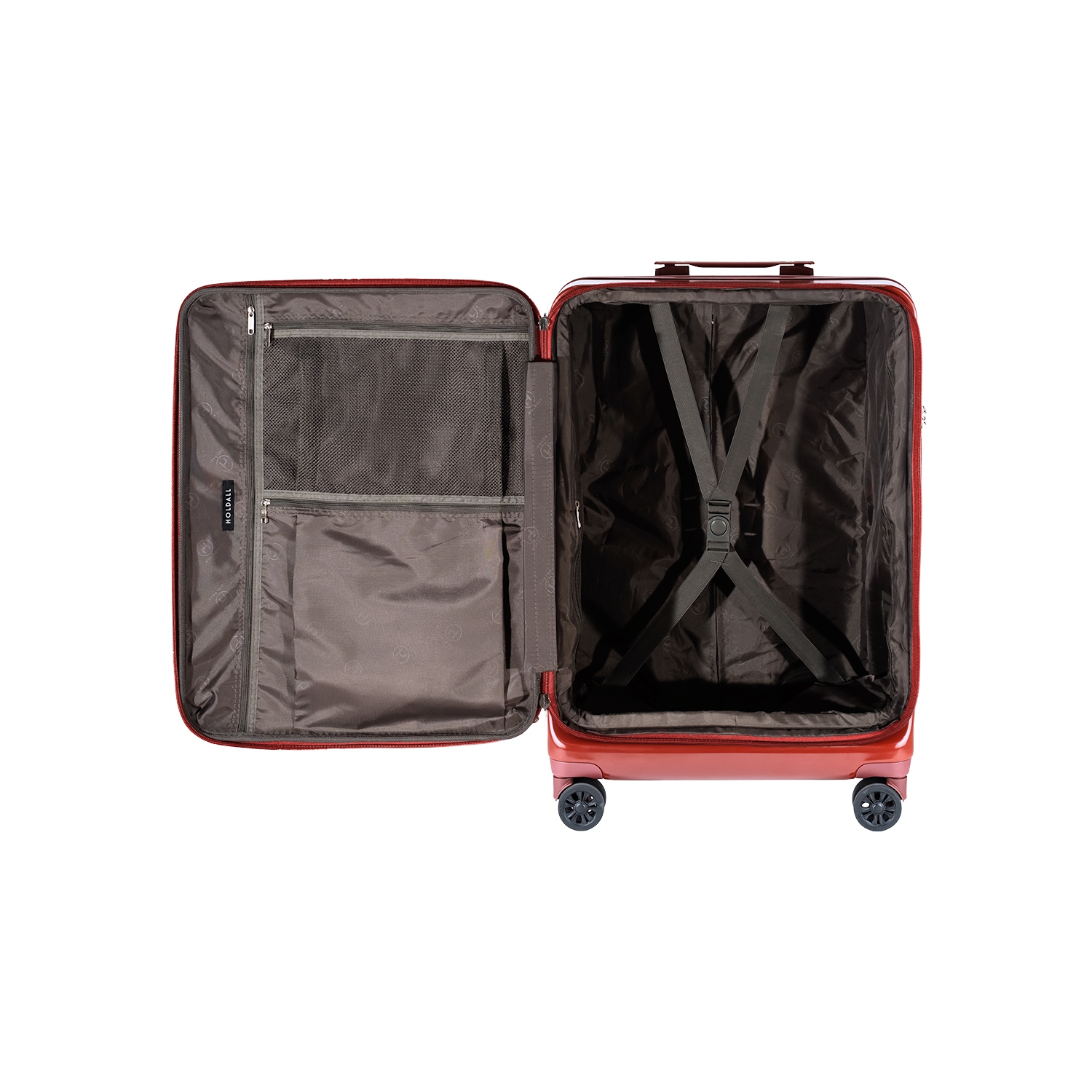 Valise moyenne de 25 po de la collection Holdall Bjorn, rouge Scepter