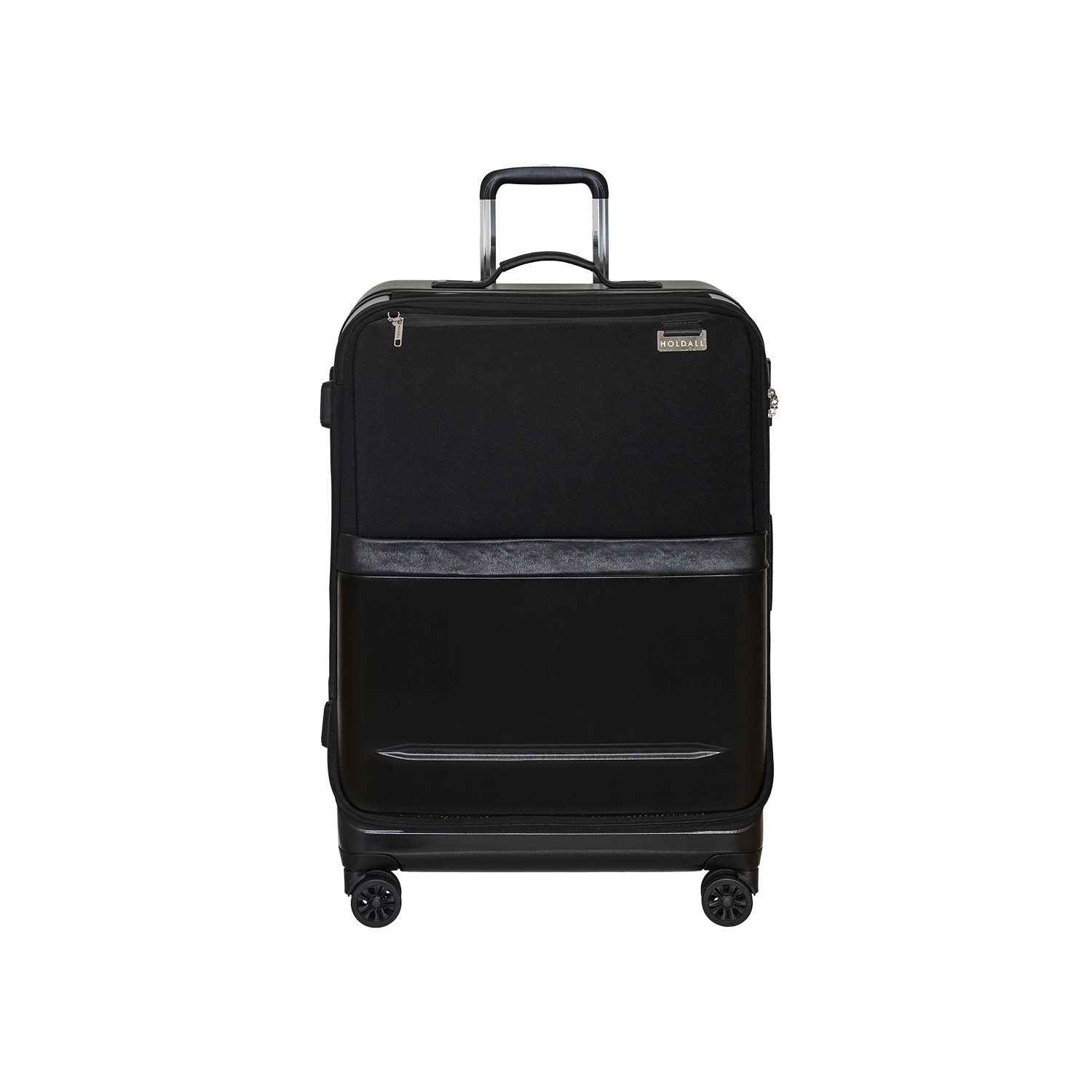Valise hybride moyenne de 26 po collection Aeneas de Holdall, noir pur