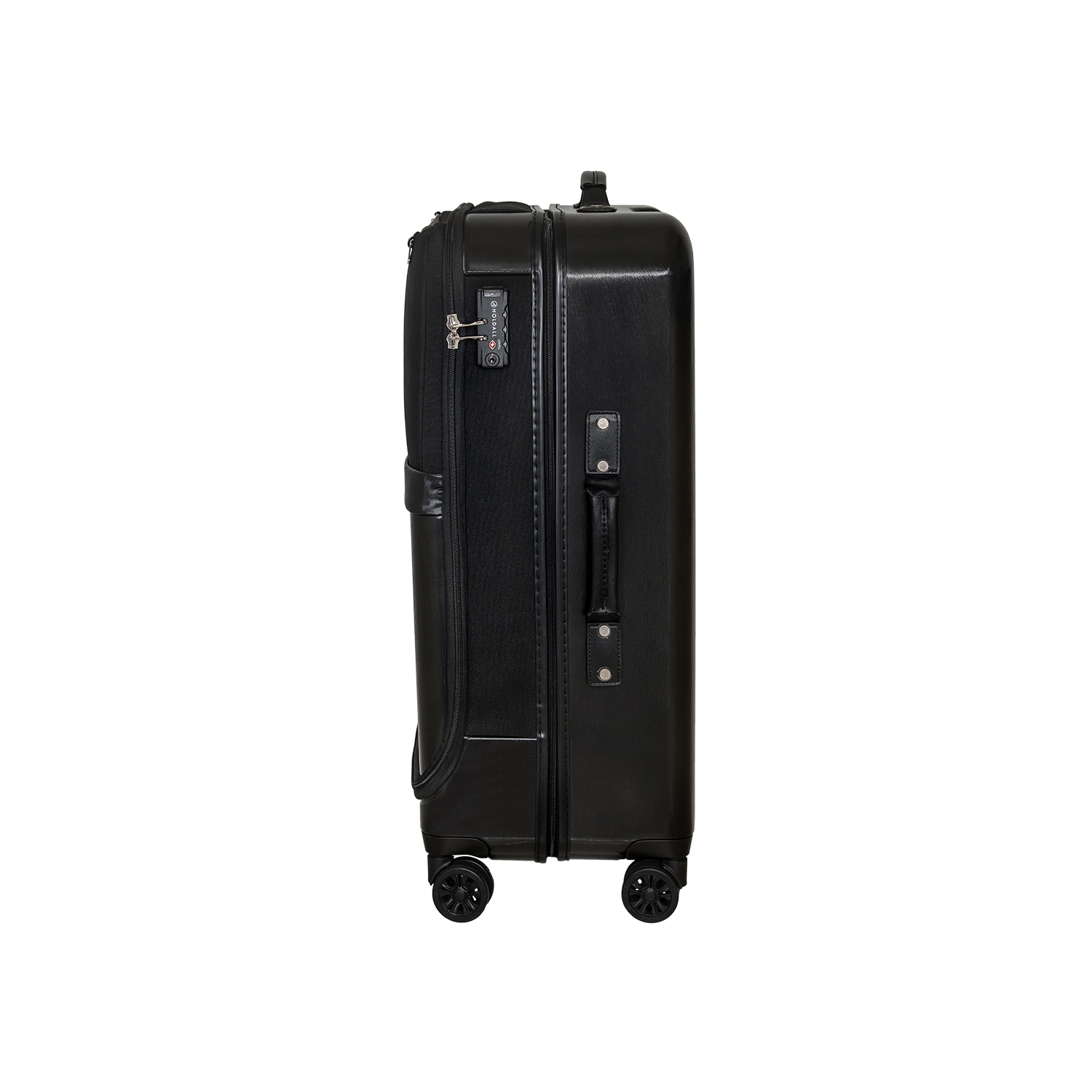 Valise hybride moyenne de 26 po collection Aeneas de Holdall, noir pur