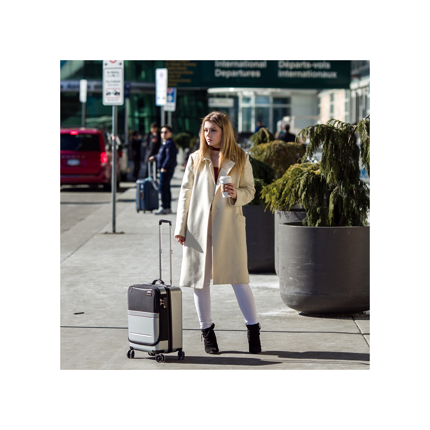 Holdall Aeneas Collection Hybrid Cabin Luggage, Sky Grey