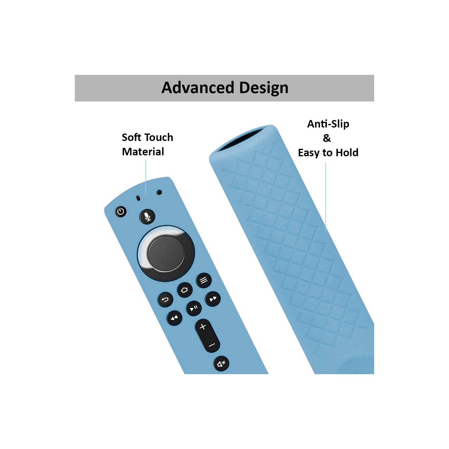 Shockproof Protective Silicone Case/Covers Compatible with All-New Alexa Voice Remote for Fire TV Stick 4K, Fire TV