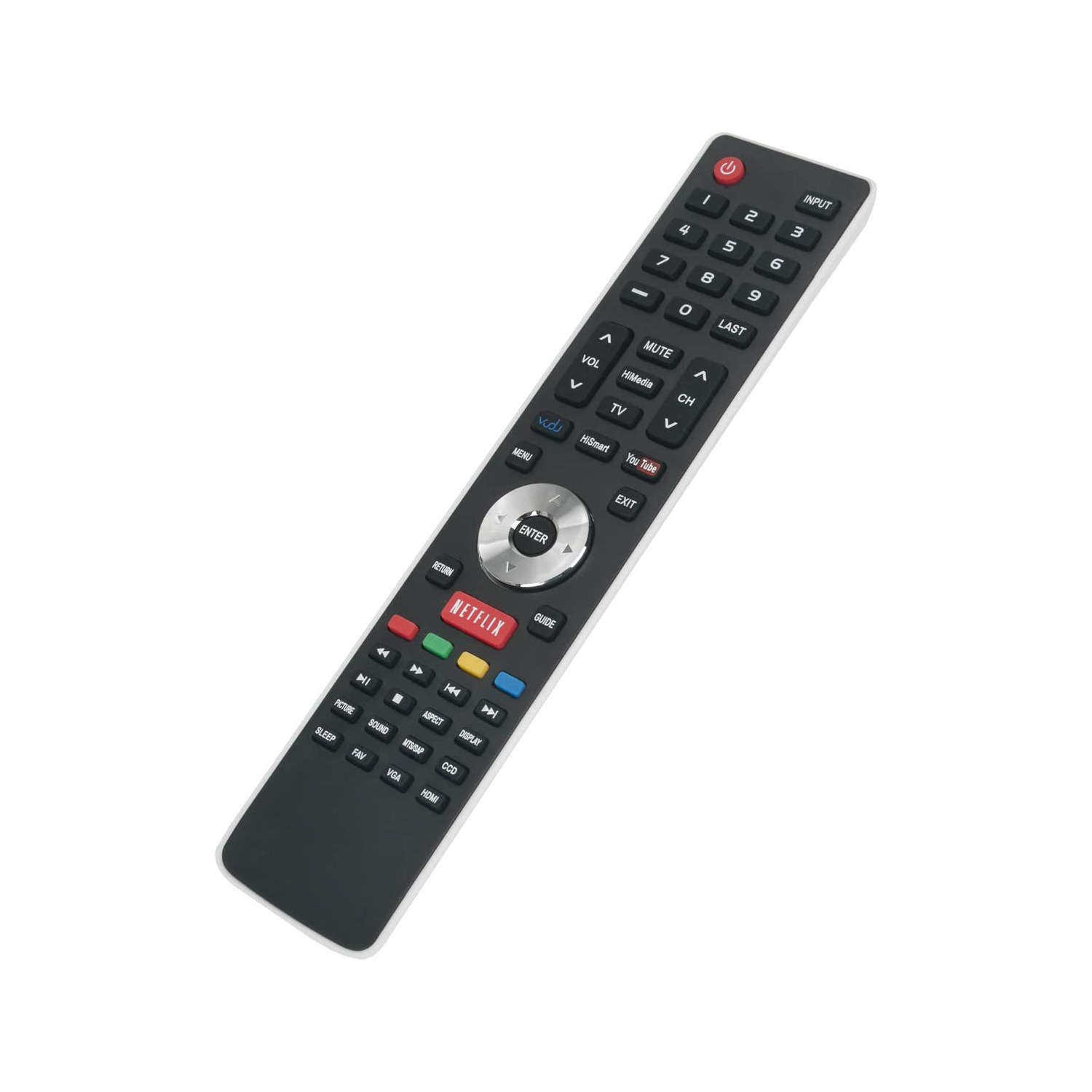 Replacement Infrared IR Remote Control Applicable for Hisense 4K ULED™ Android TV 65H9908 55H9908