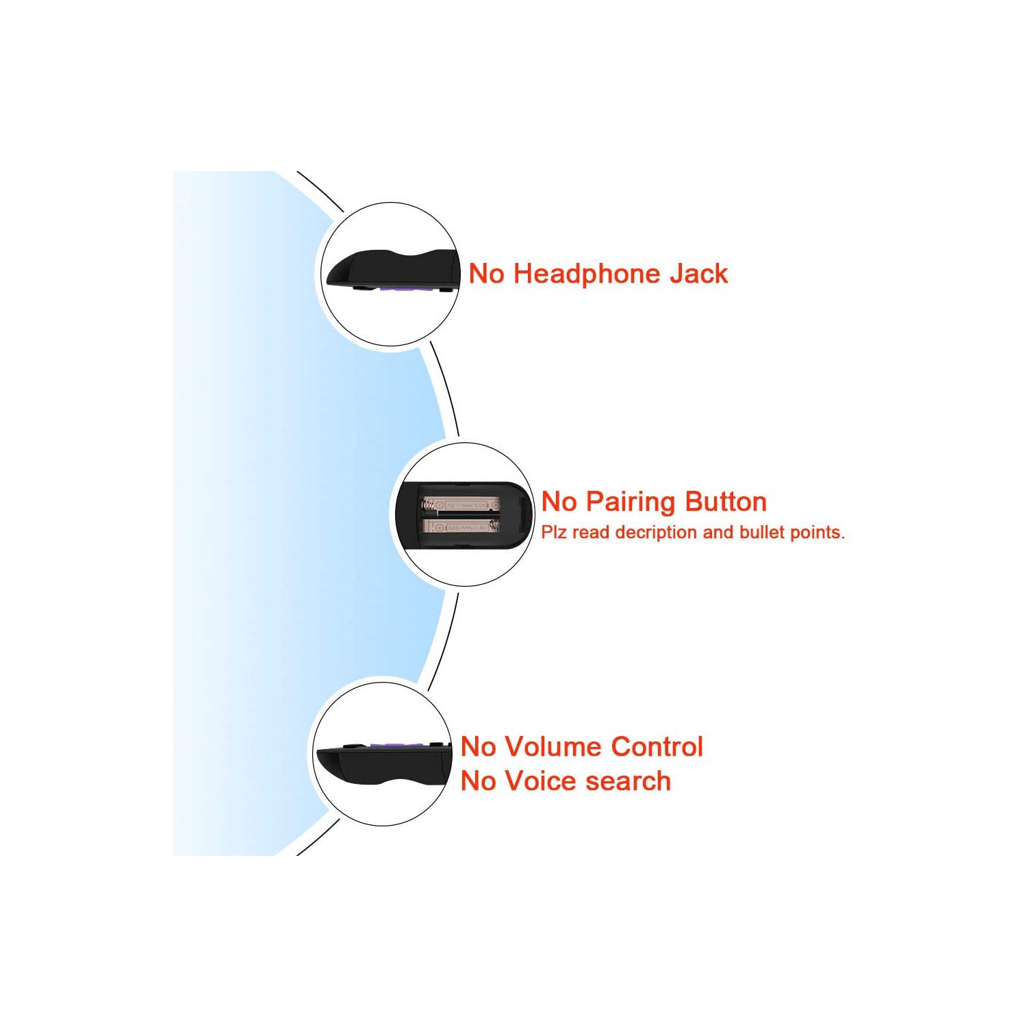 Replacement Remote Control for Roku Box Model: Roku 1, Roku 2(HD, XD, XS), Roku 3, Roku LT, HD, XD, XDS, Roku