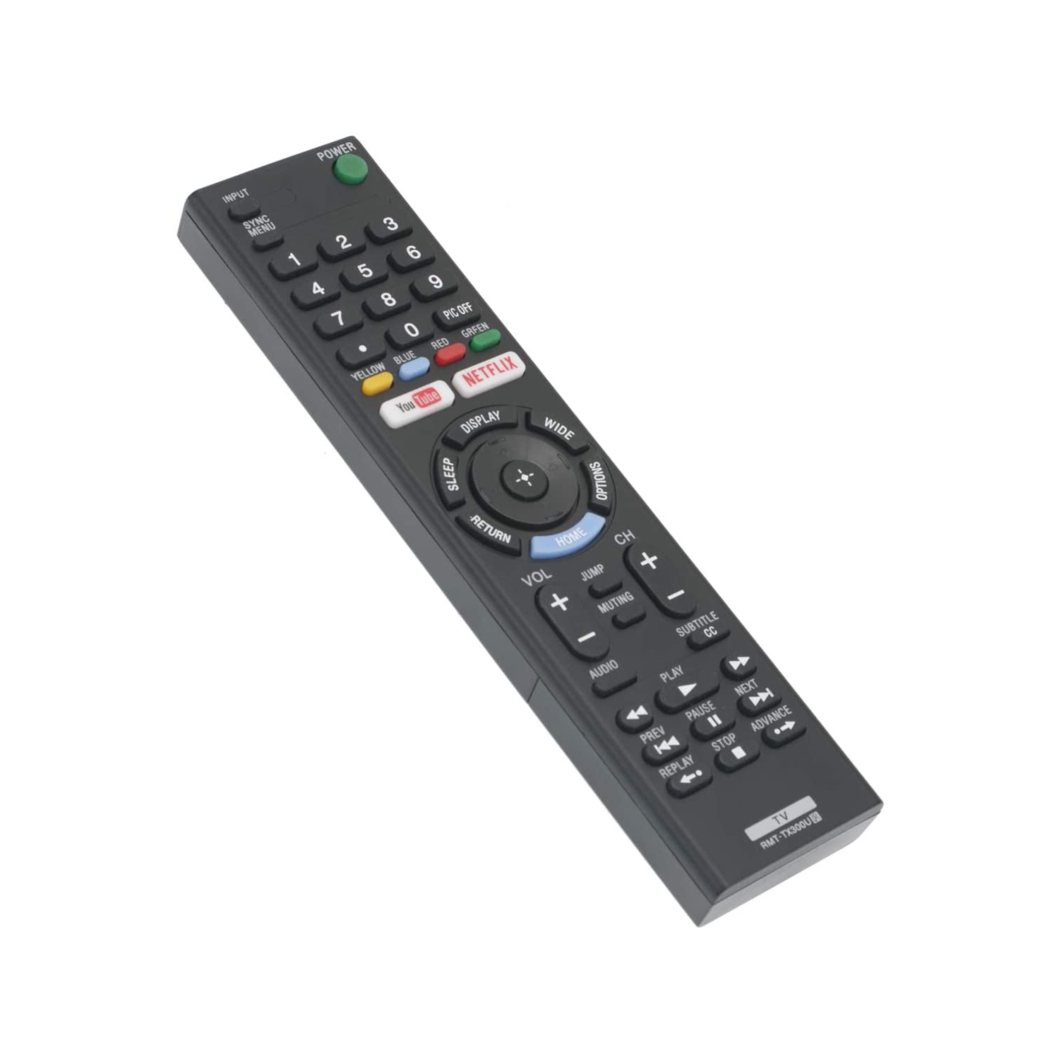 RMT-TX300U Replace Remote Control Applicable for Sony TV KD-55X720E KD-49X720E KD-43X720E KD-49X700E KD-43X700E