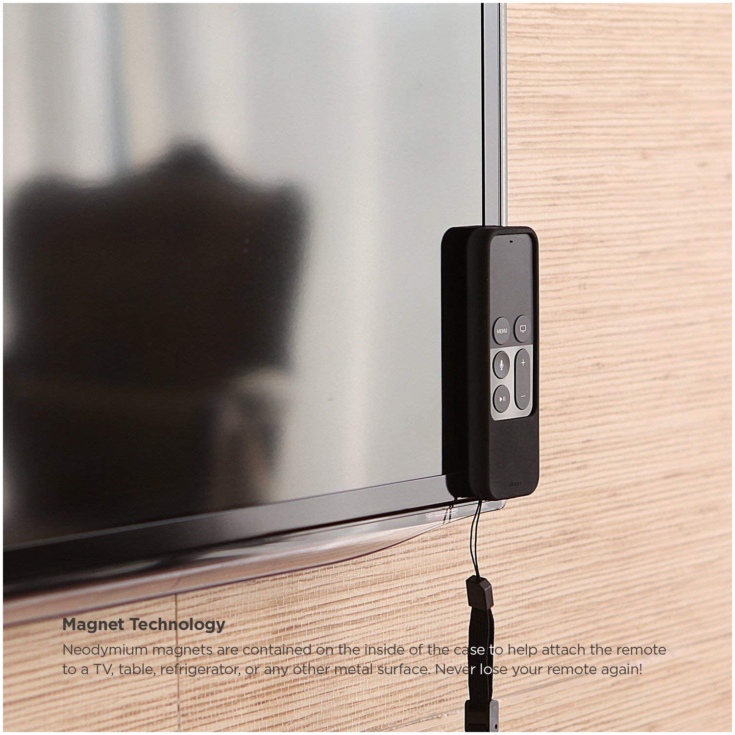 R1 Intelli Case - Compatible with Apple TV Siri Remote 4K, 4th Generation - Magnet Technology, Anti-Slip